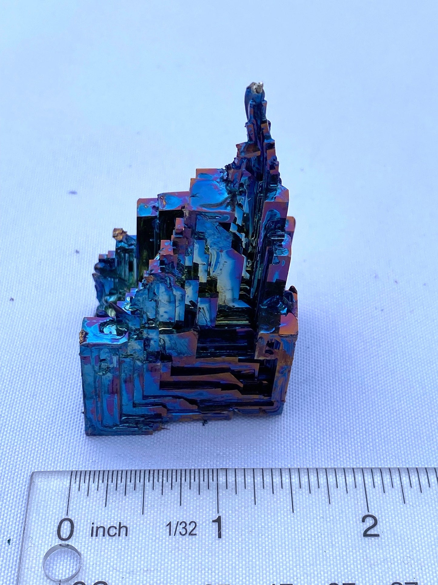 5.1 Ounce / 143 Gram Blue Bismuth Crystal - A12