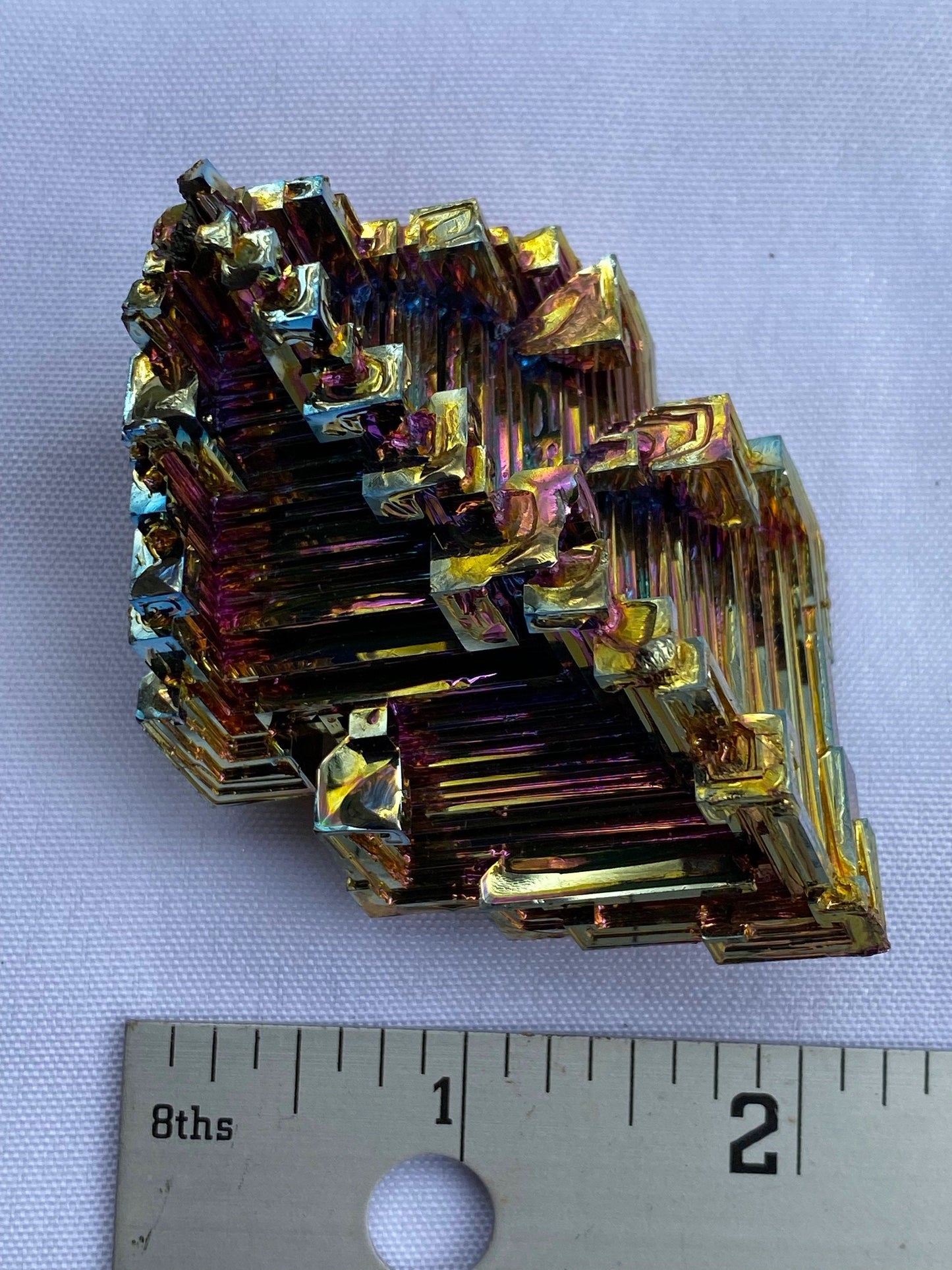 4.7 Ounce / 132 Gram Rainbow Bismuth Crystal - A23
