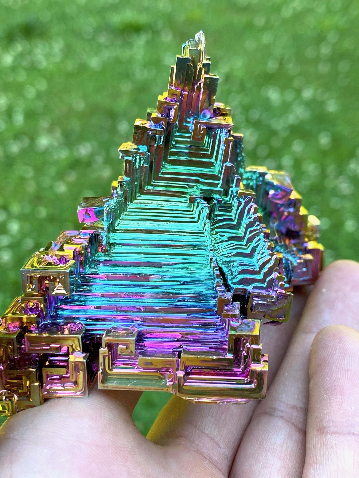 7.1 Ounce / 200 Gram Rainbow Bismuth Crystal - B36