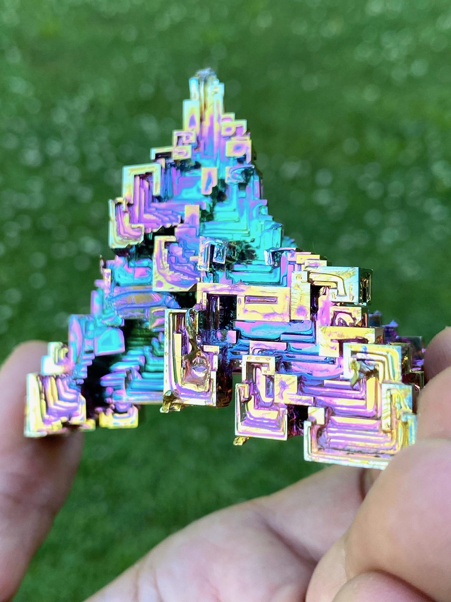 7.1 Ounce / 200 Gram Rainbow Bismuth Crystal - B36
