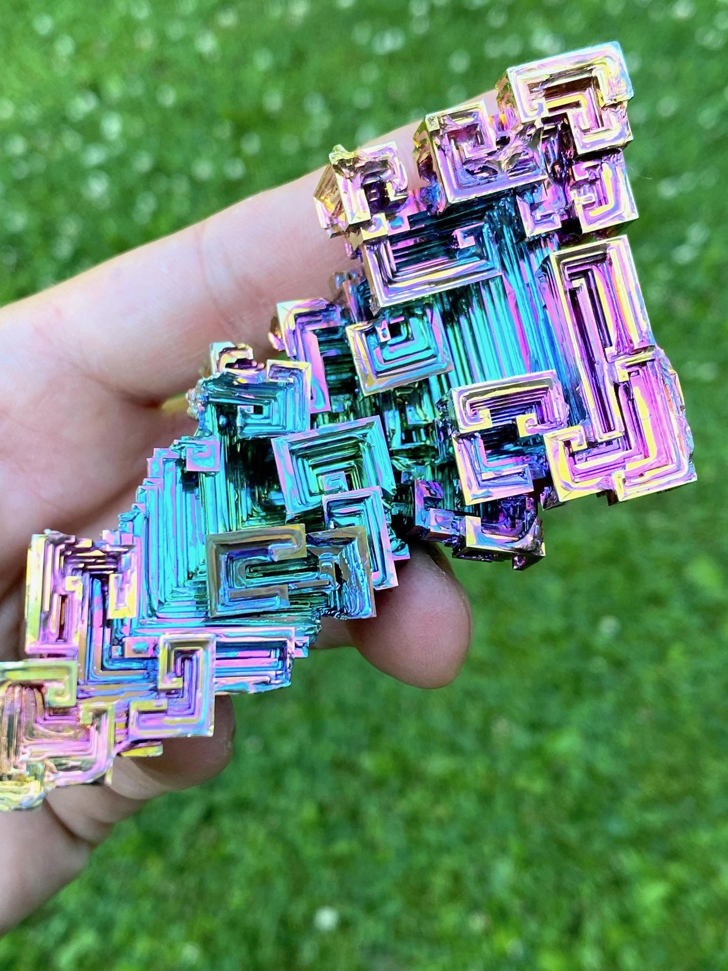 7.1 Ounce / 200 Gram Rainbow Bismuth Crystal - B36