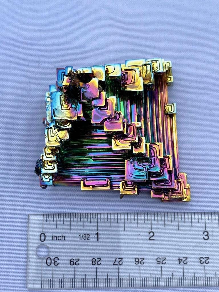 11 Ounce / 312 Gram Rainbow Bismuth Crystal - C30