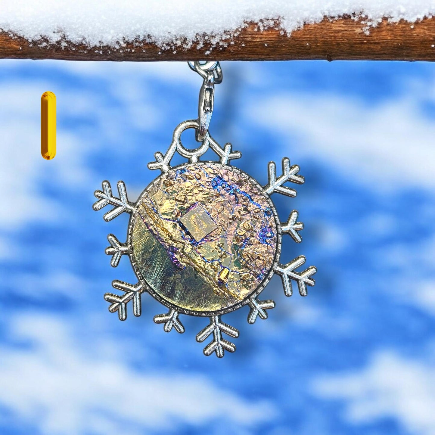 Bismuth Christmas Tree Ornament