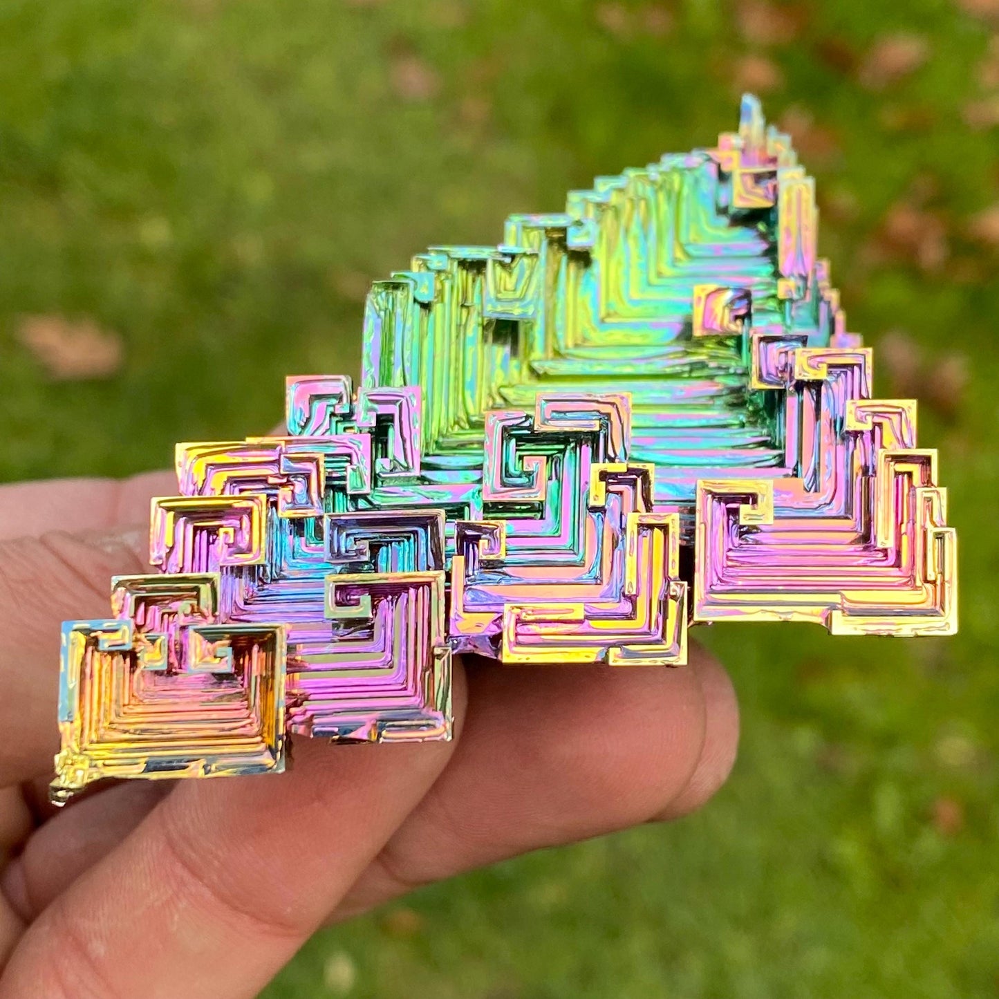 7.5 Ounce / 211 Gram Rainbow Bismuth Crystal - B44