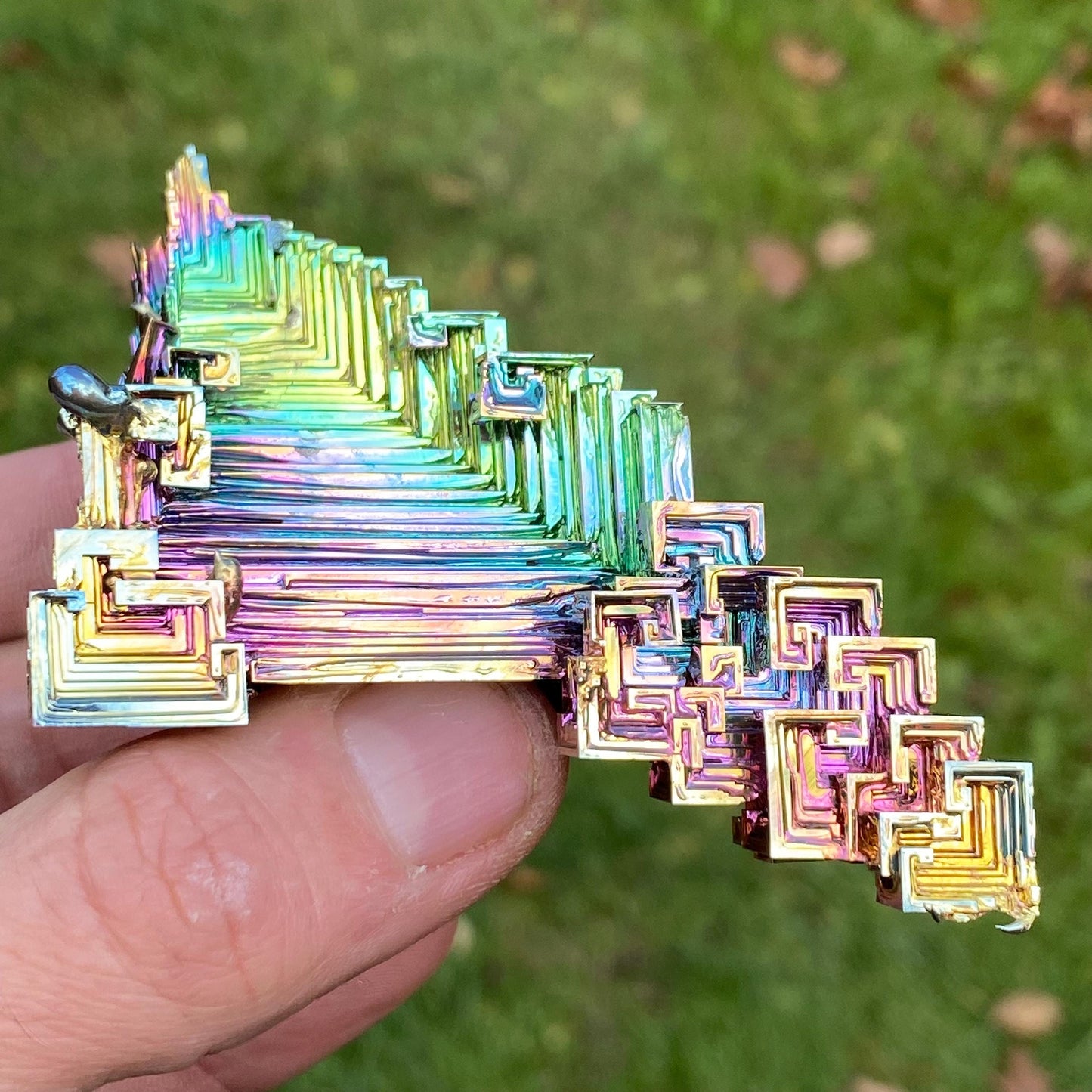 7.5 Ounce / 211 Gram Rainbow Bismuth Crystal - B44