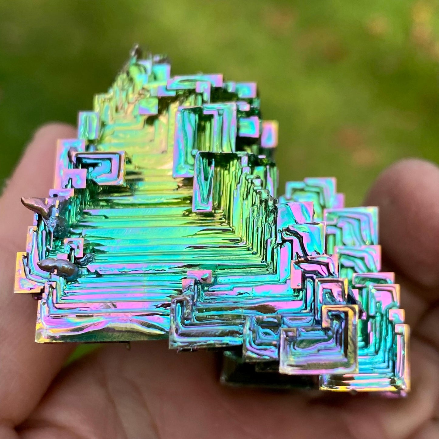 7 Ounce / 198 Gram Rainbow Bismuth Crystal - B45