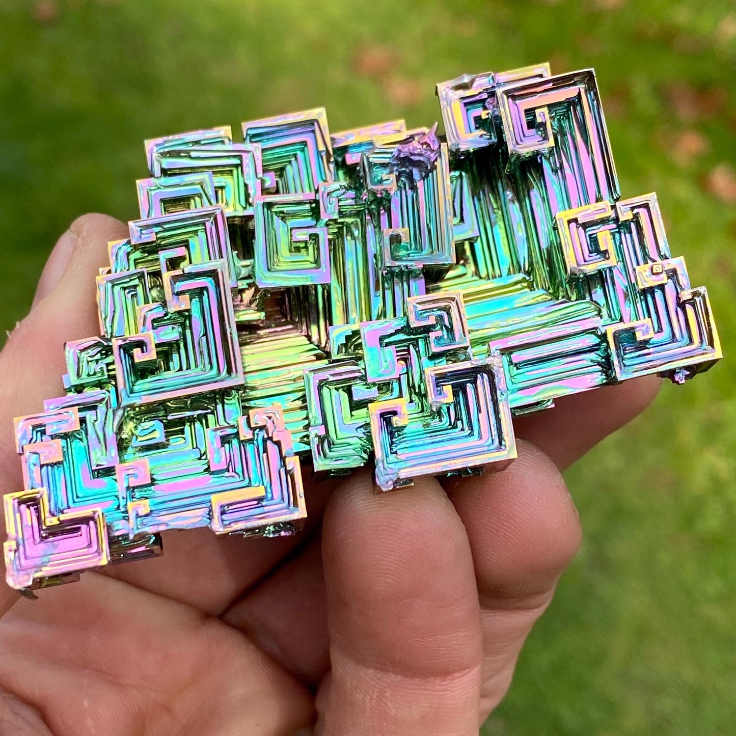 7 Ounce / 198 Gram Rainbow Bismuth Crystal - B45