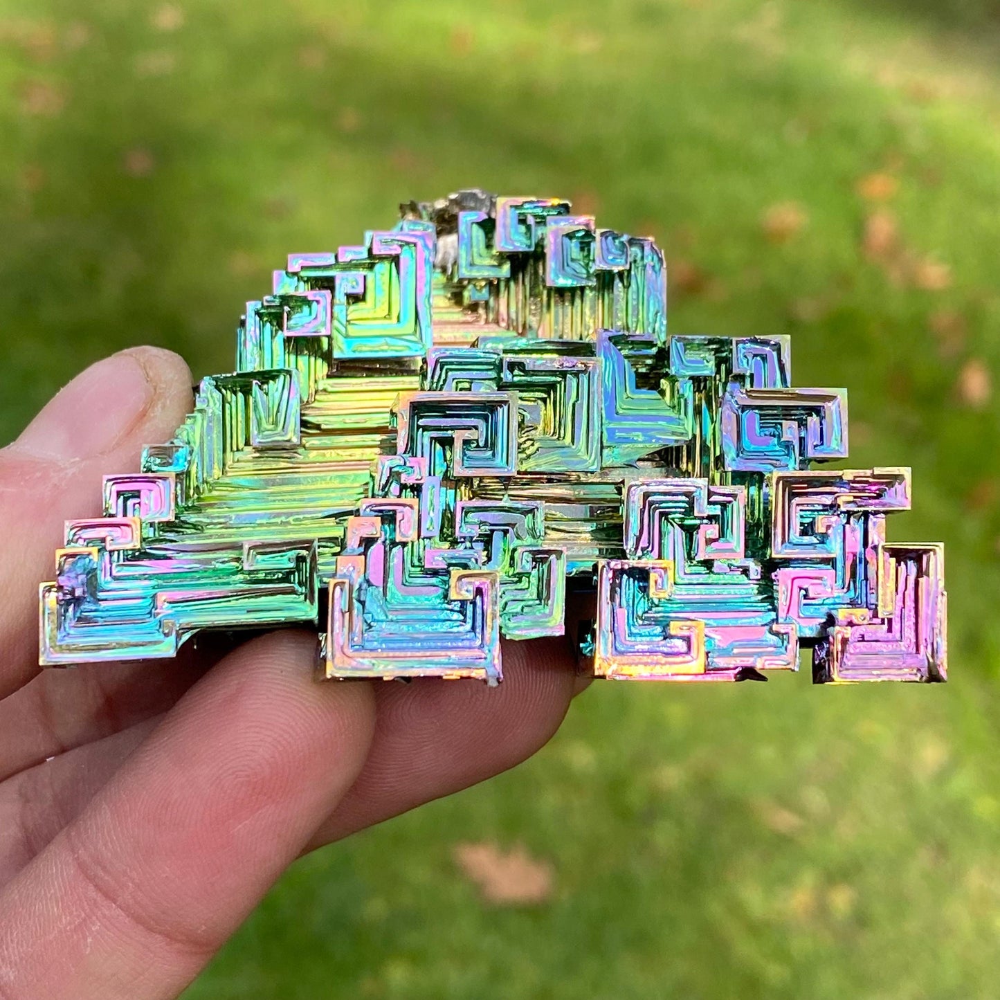 7 Ounce / 198 Gram Rainbow Bismuth Crystal - B45