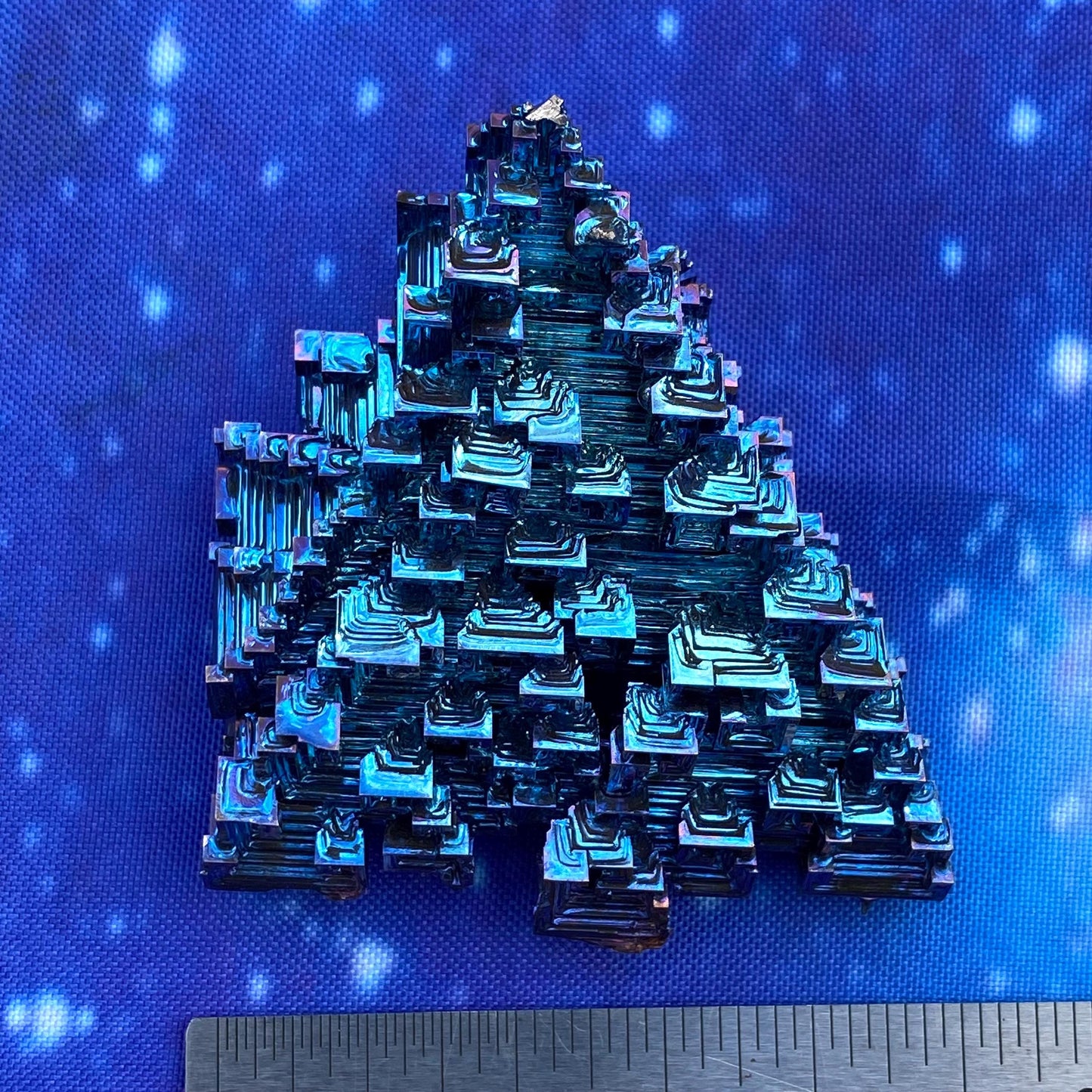 4.6 Ounce / 131 Gram Blue Bismuth Crystal - A36