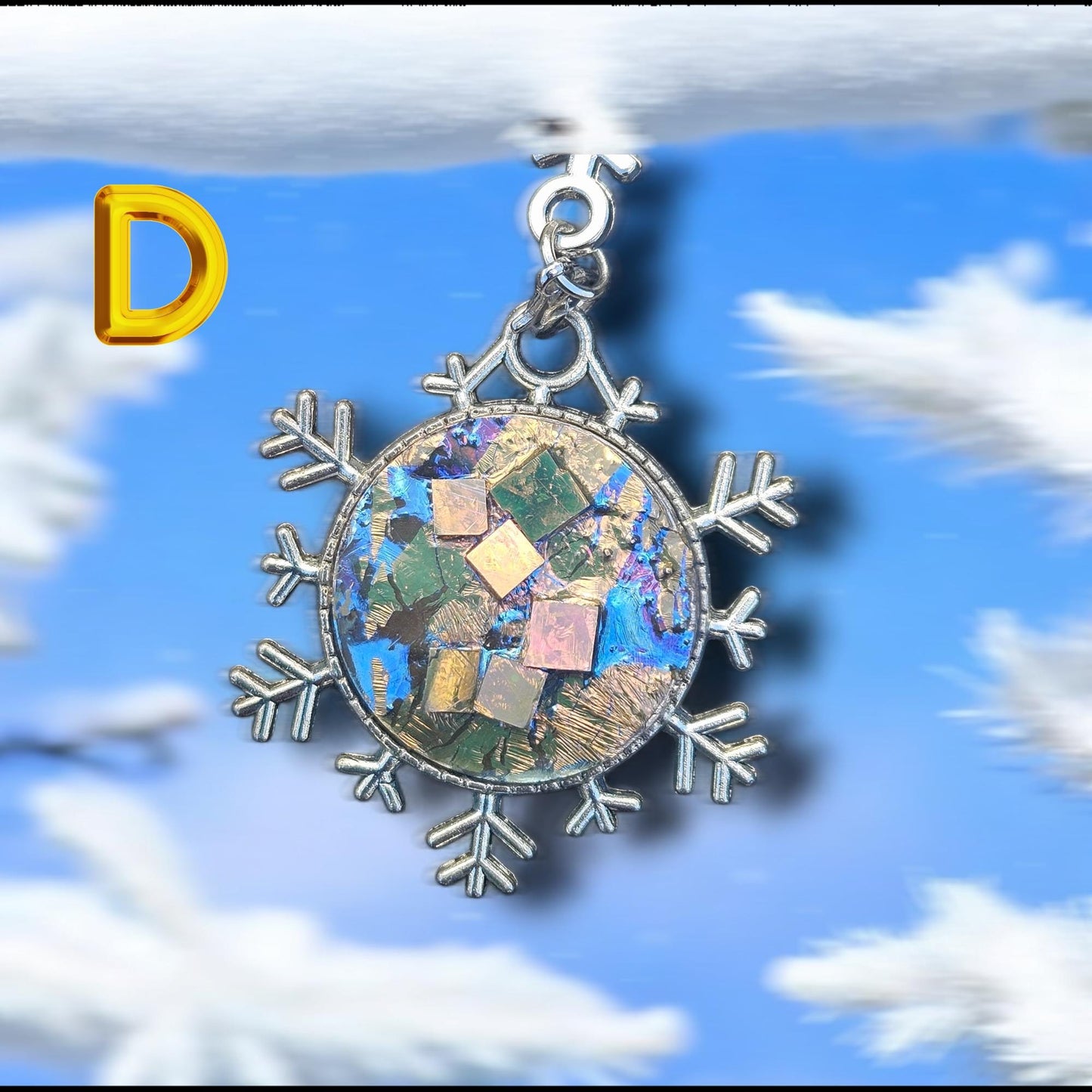 Bismuth Christmas Tree Ornament