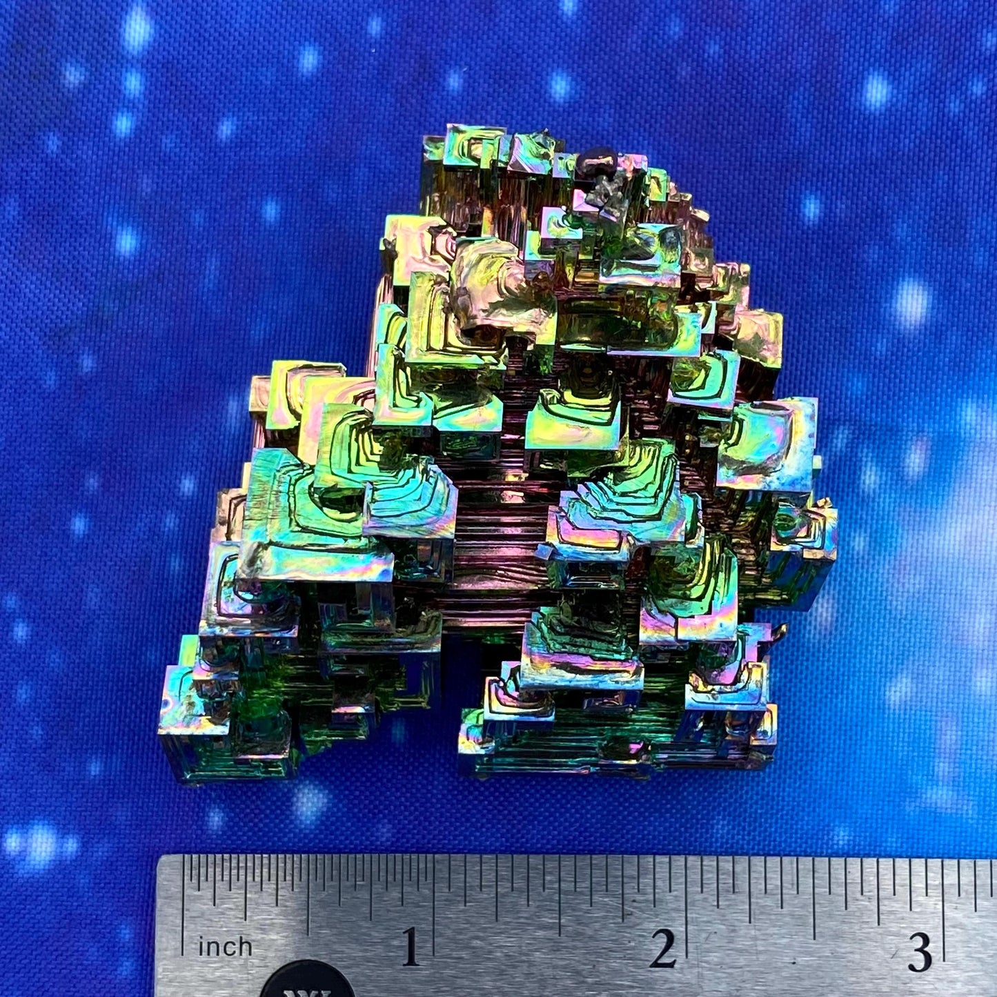 7.3 Ounce / 207 Gram Rainbow Bismuth Crystal - B42