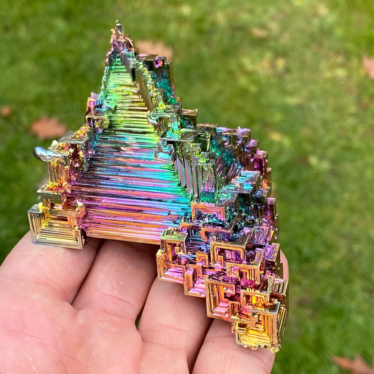 7.5 Ounce / 211 Gram Rainbow Bismuth Crystal - B44