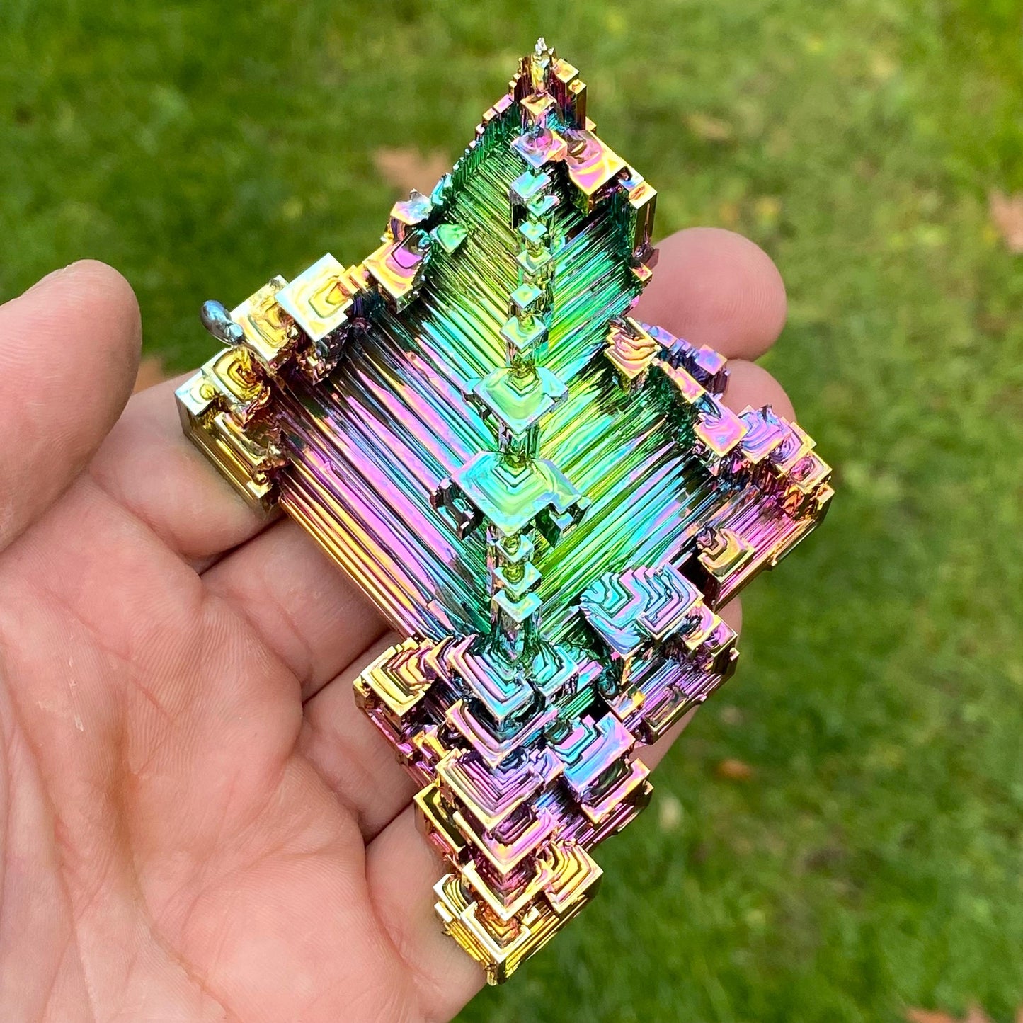 7.5 Ounce / 211 Gram Rainbow Bismuth Crystal - B44