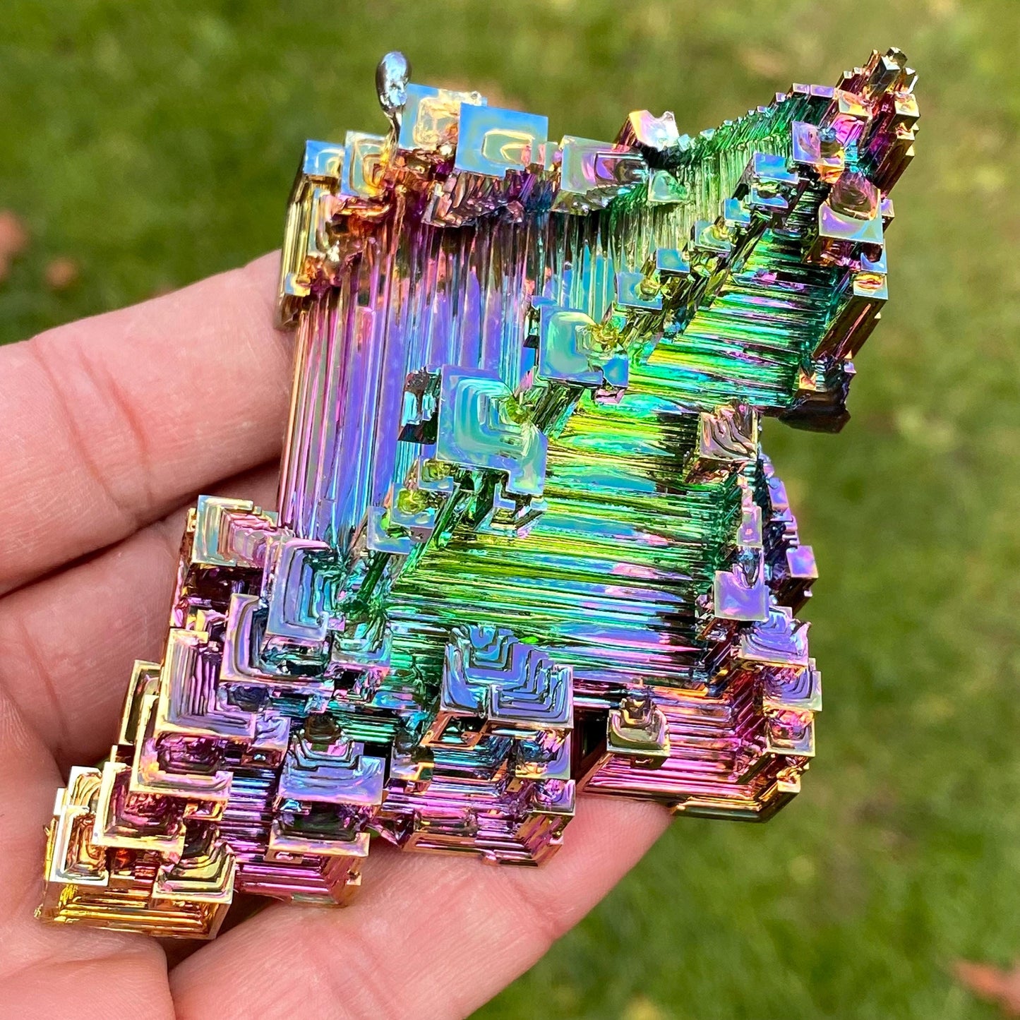 7.5 Ounce / 211 Gram Rainbow Bismuth Crystal - B44