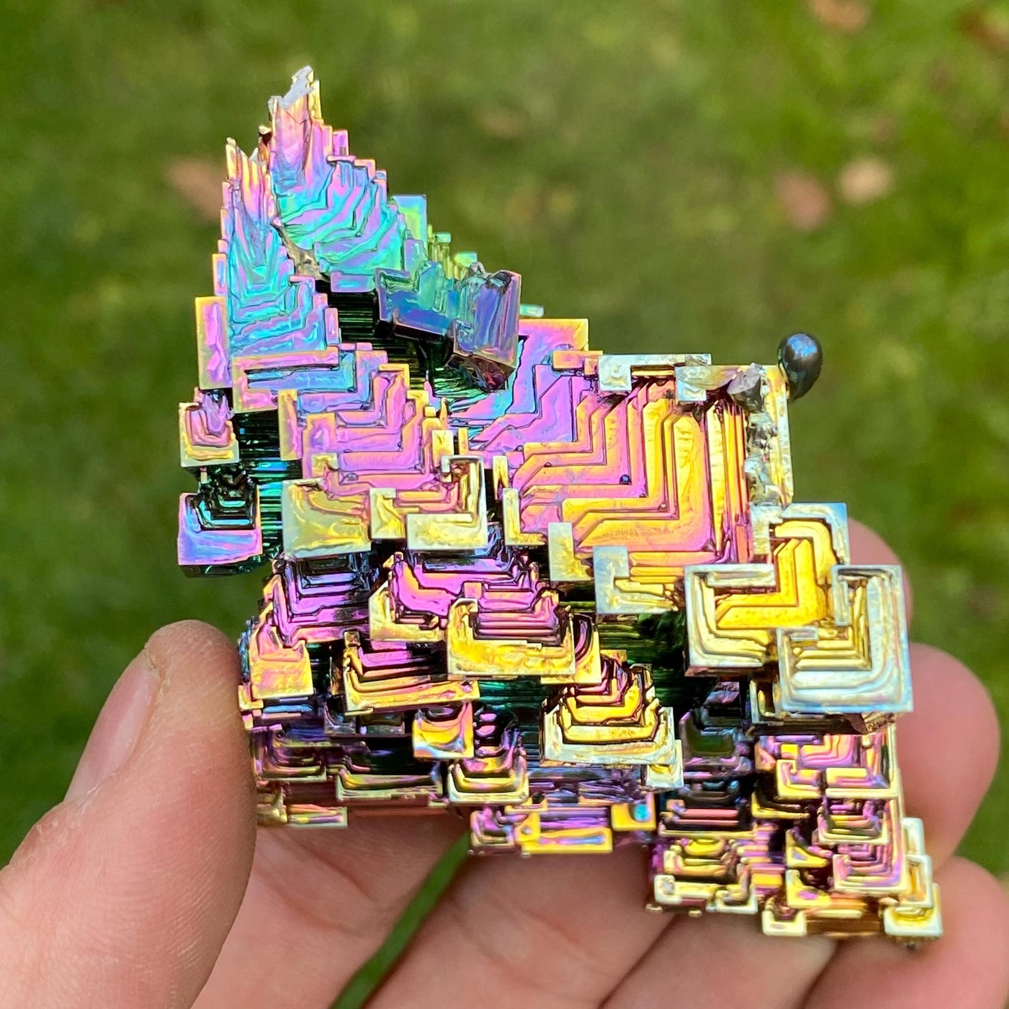 7.5 Ounce / 211 Gram Rainbow Bismuth Crystal - B44