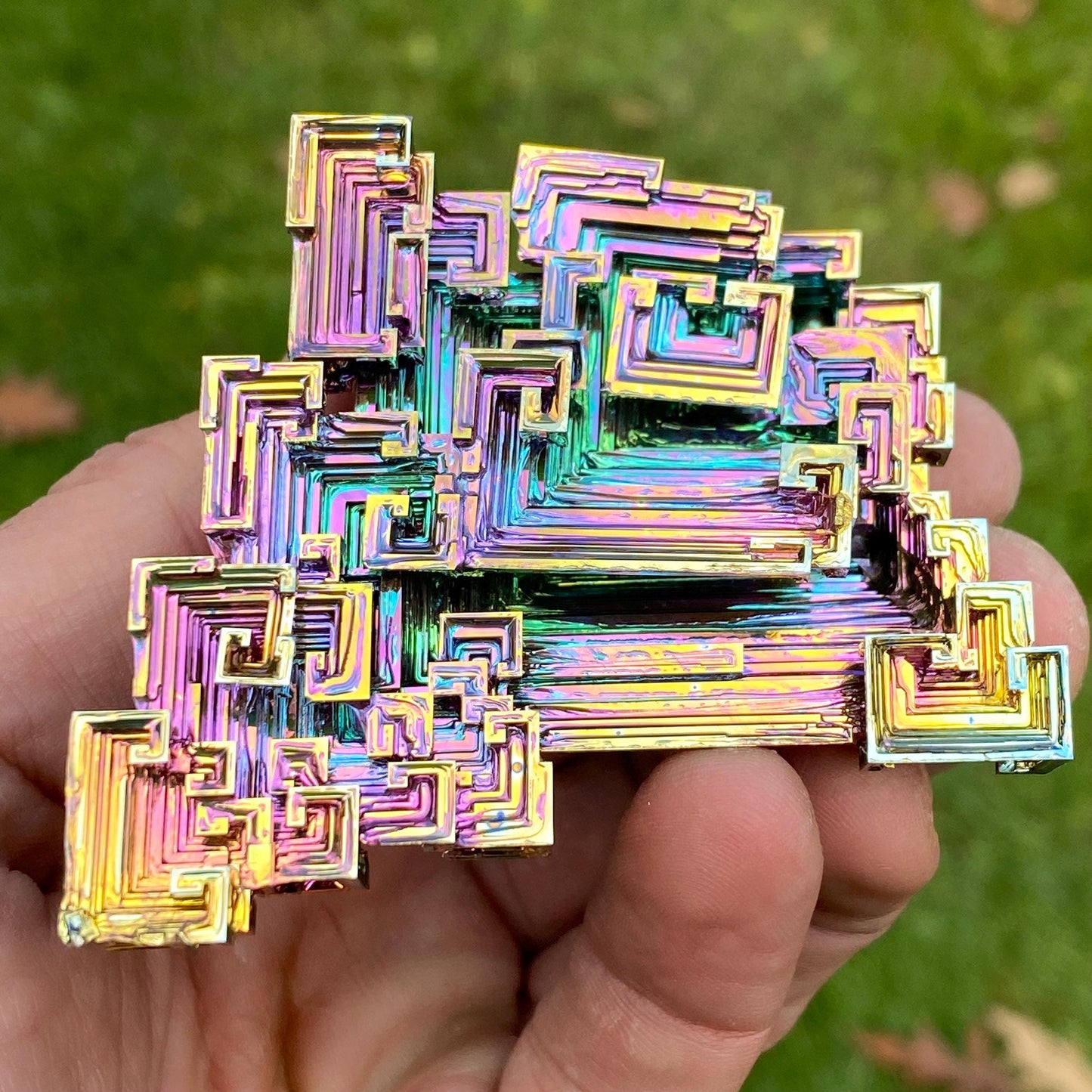 7.5 Ounce / 211 Gram Rainbow Bismuth Crystal - B44