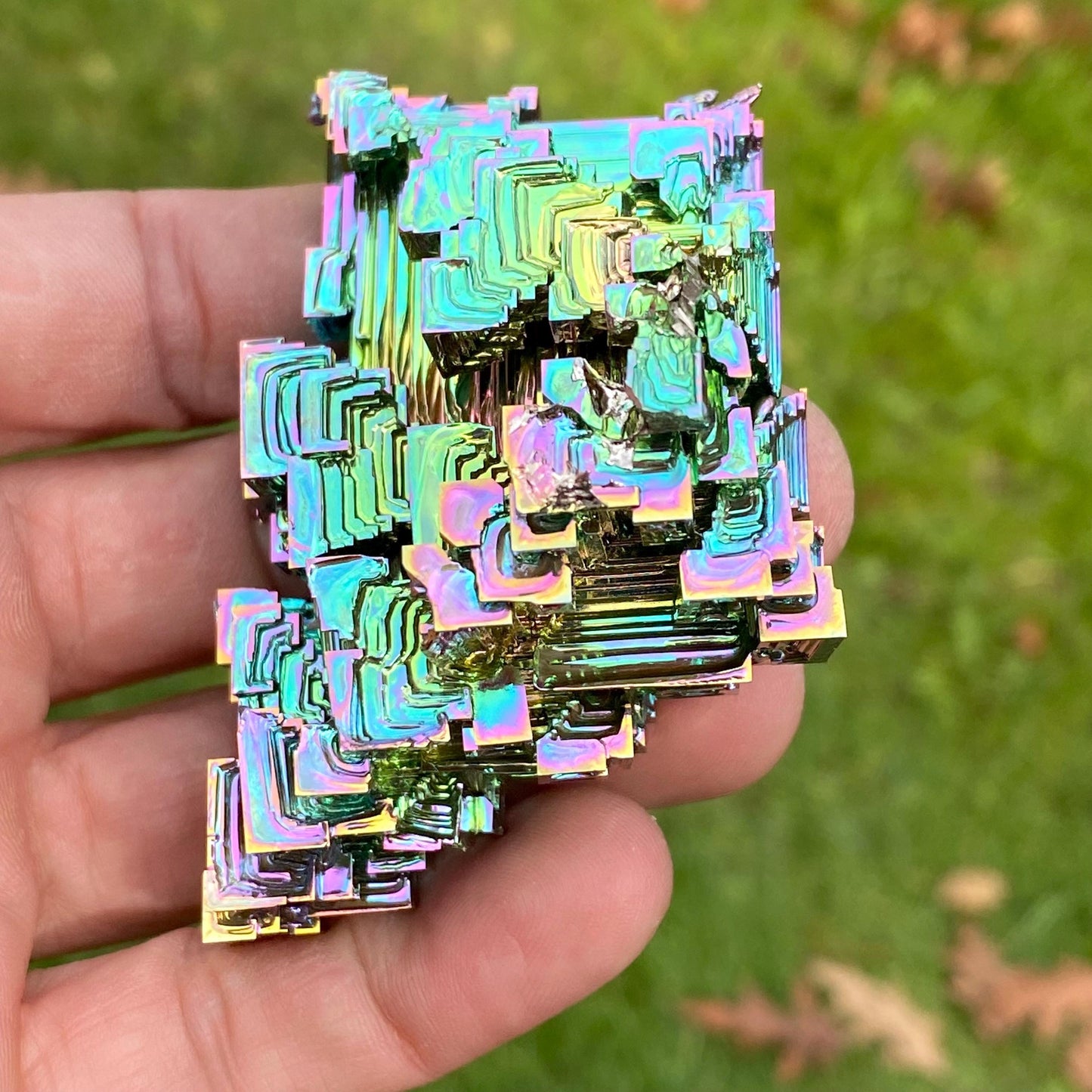 7 Ounce / 198 Gram Rainbow Bismuth Crystal - B45