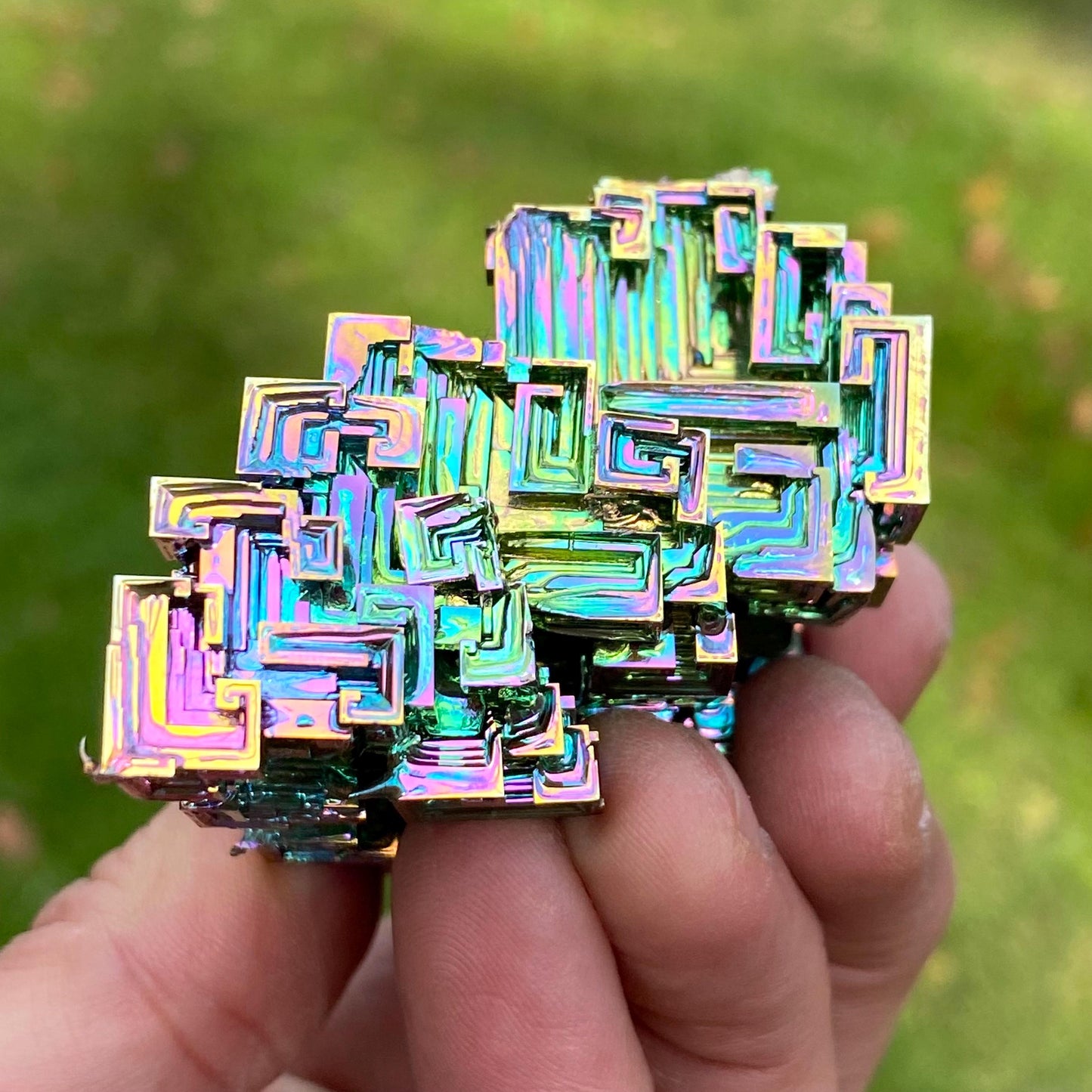 7 Ounce / 198 Gram Rainbow Bismuth Crystal - B45