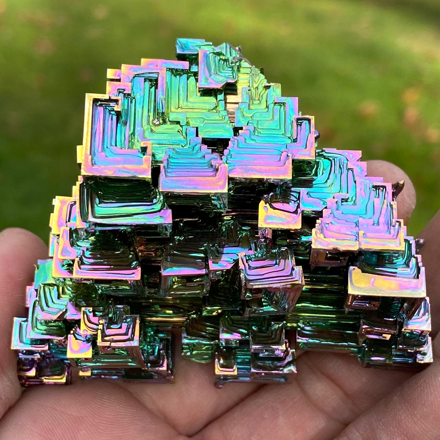 7 Ounce / 198 Gram Rainbow Bismuth Crystal - B45