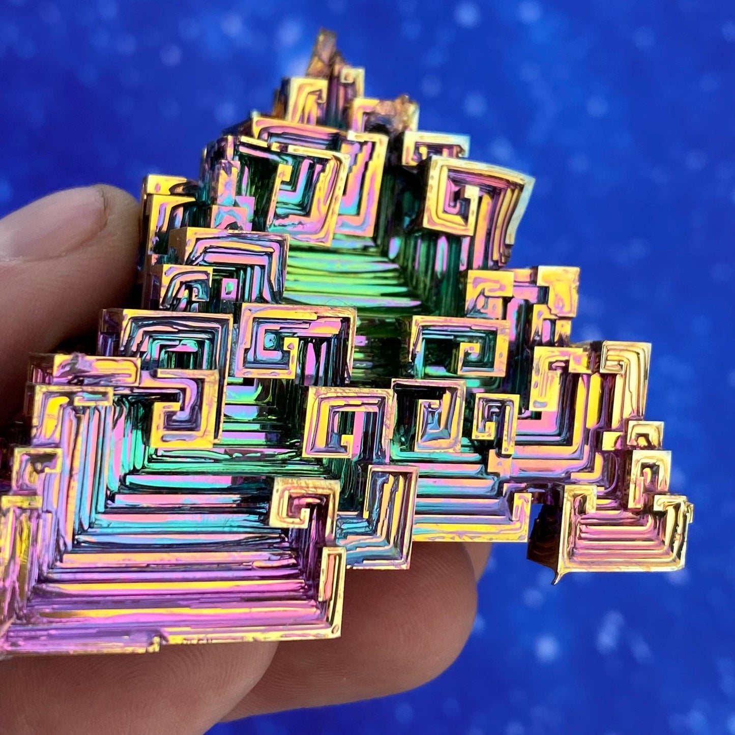 6.7 Ounce / 191 Gram Rainbow Bismuth Crystal - B47
