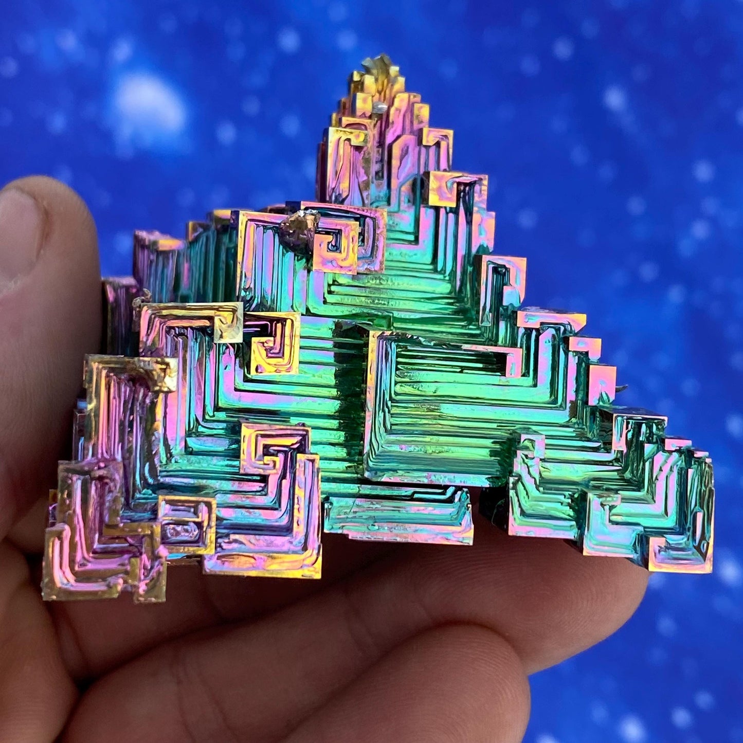 5.8 Ounce / 164 Gram Rainbow Bismuth Crystal - A38