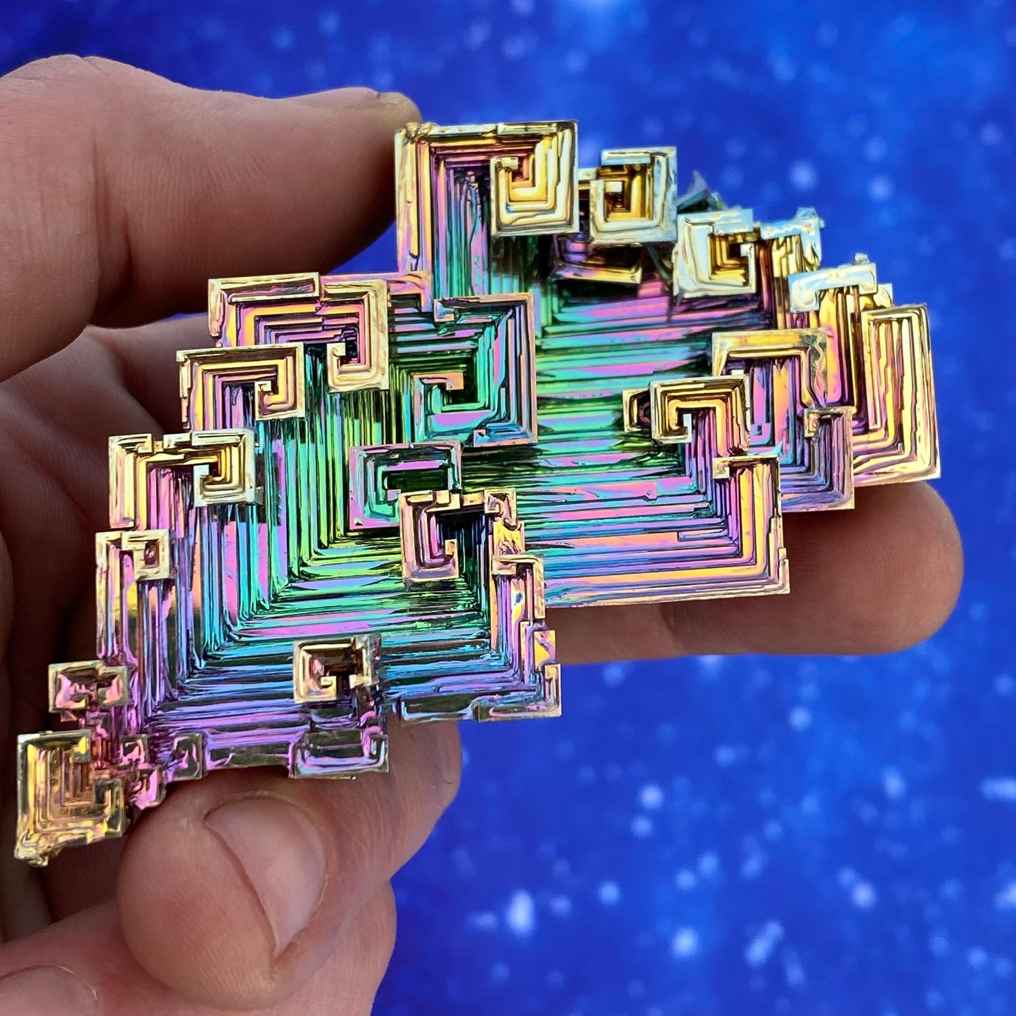 5.8 Ounce / 164 Gram Rainbow Bismuth Crystal - A39