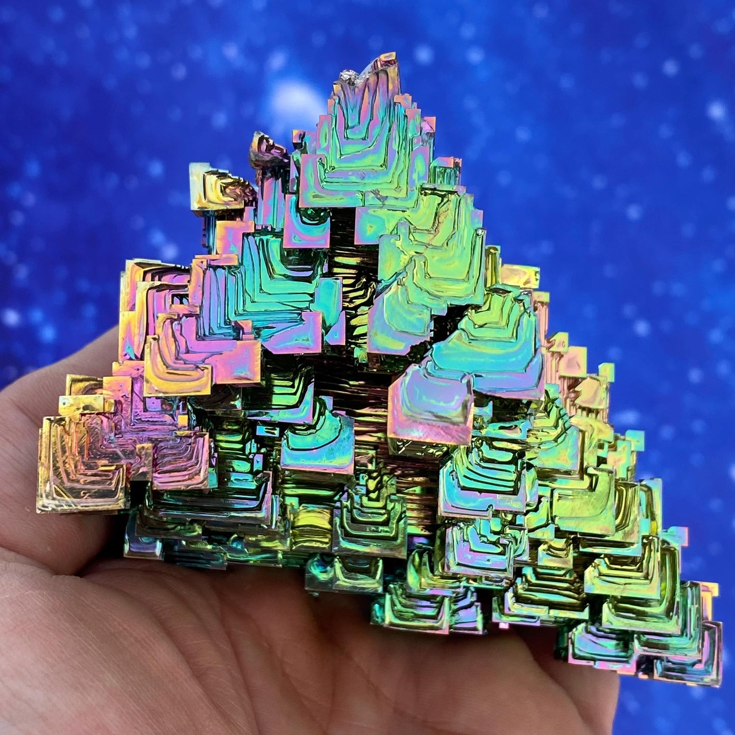 11.5 Ounce / 325 Gram Rainbow Bismuth Crystal - C41