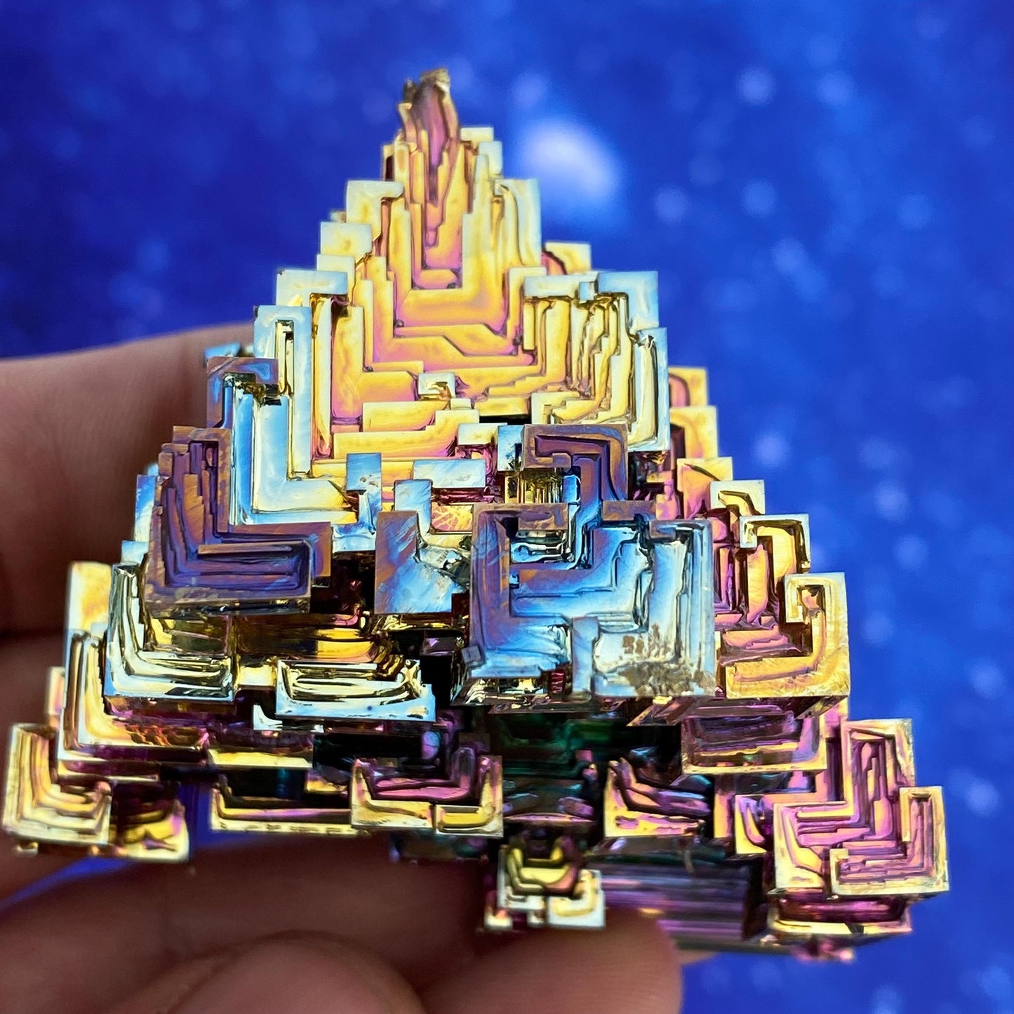 6.7 Ounce / 191 Gram Rainbow Bismuth Crystal - B47