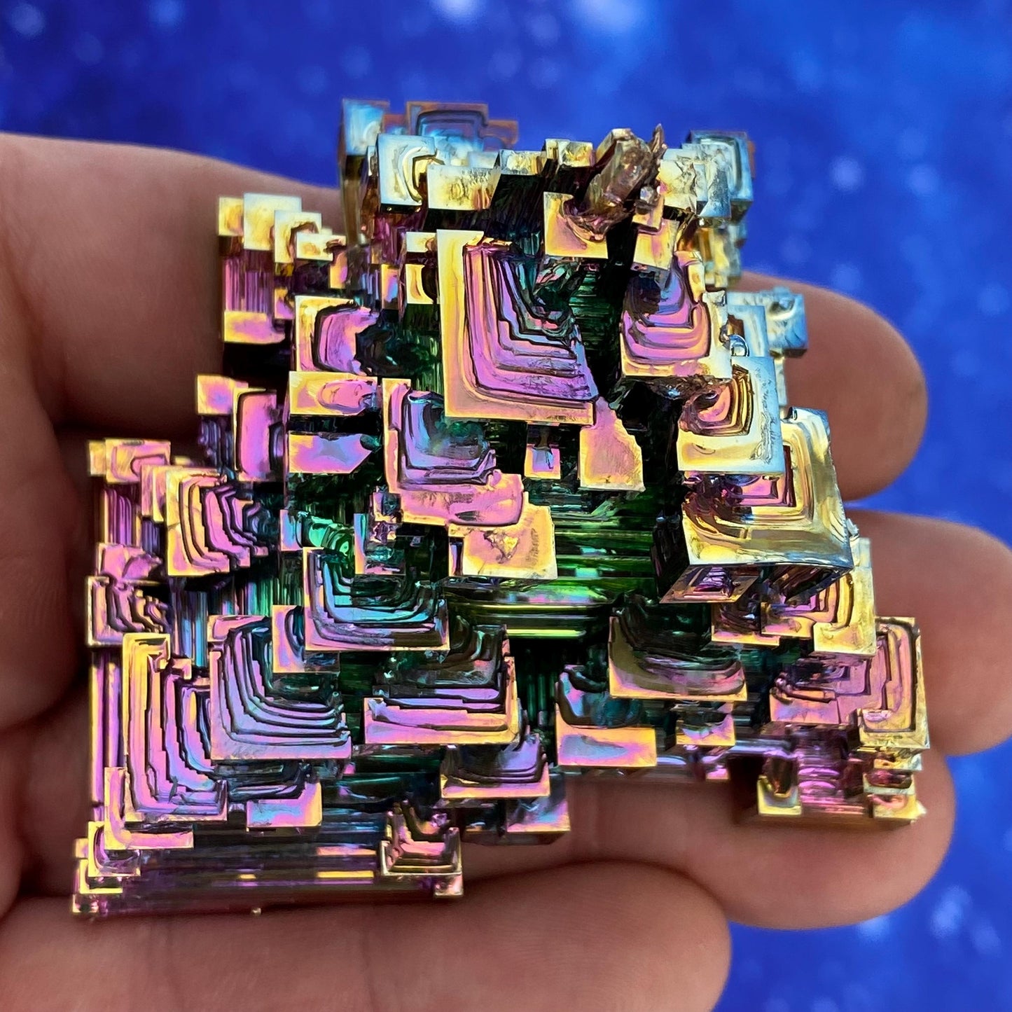 6.7 Ounce / 191 Gram Rainbow Bismuth Crystal - B47