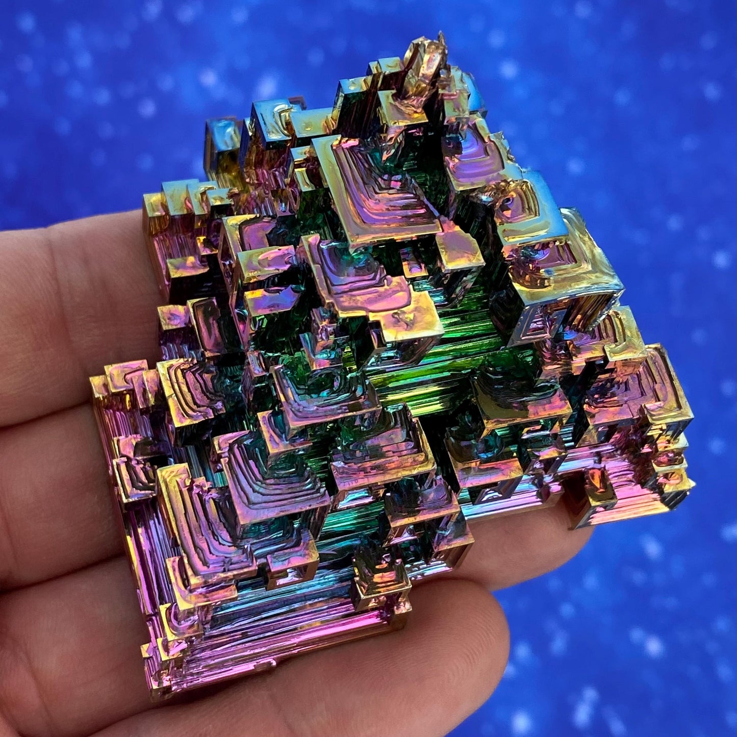 6.7 Ounce / 191 Gram Rainbow Bismuth Crystal - B47