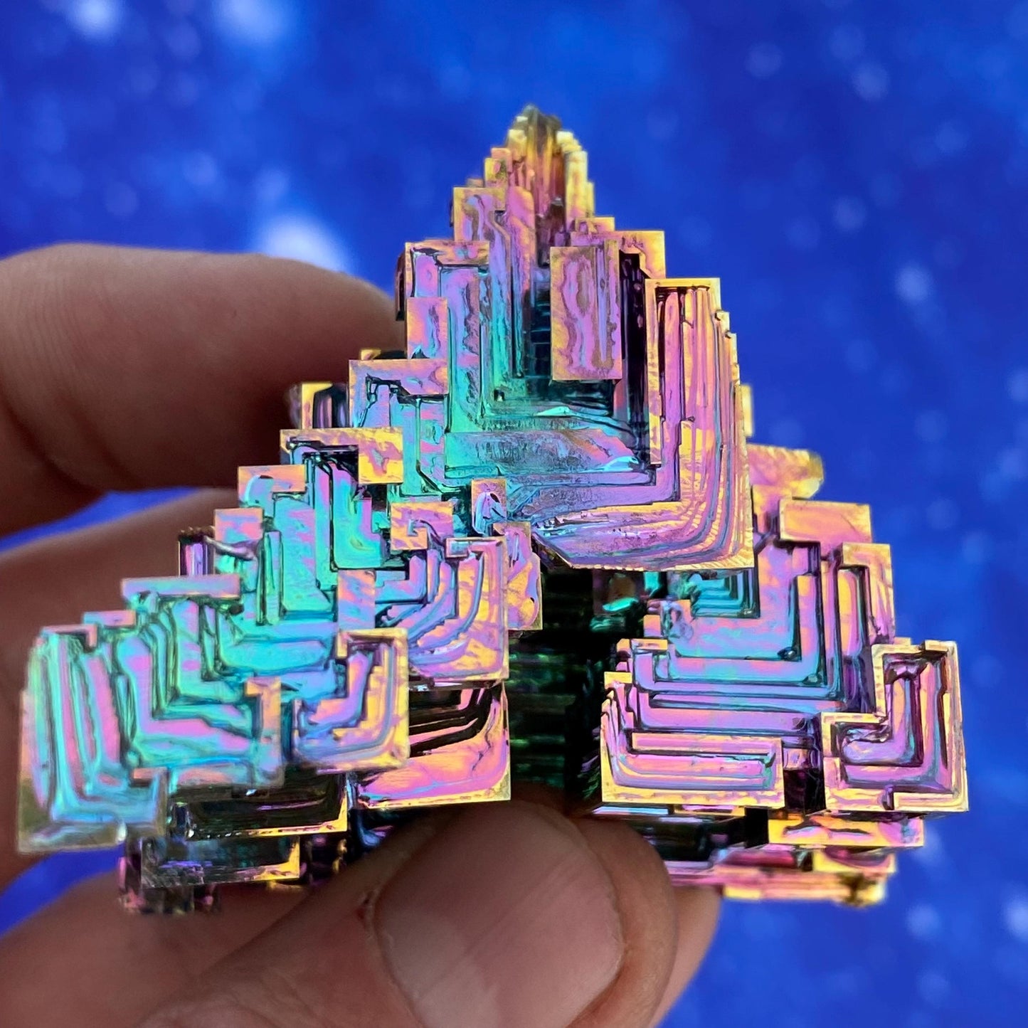 5.8 Ounce / 164 Gram Rainbow Bismuth Crystal - A38
