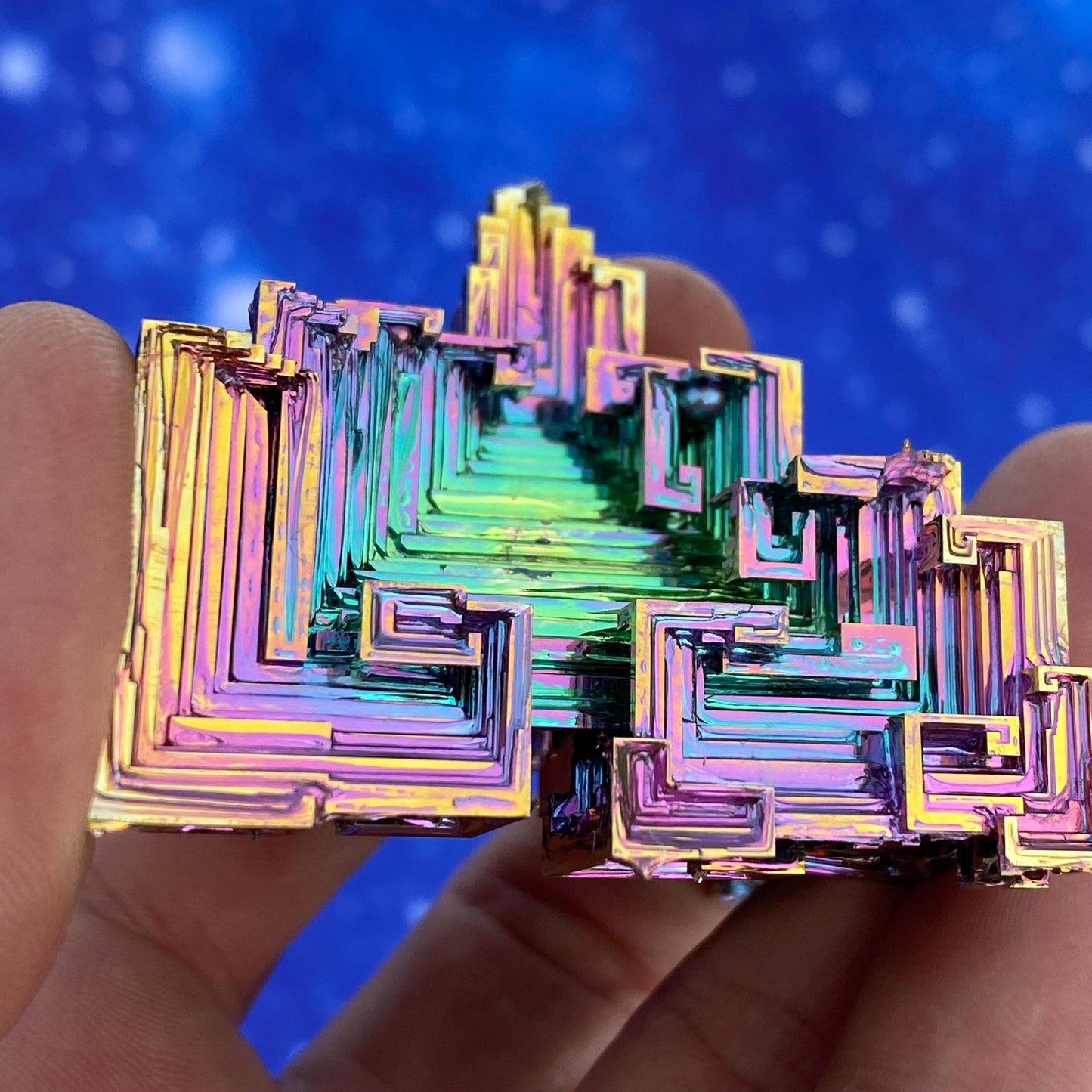 5.8 Ounce / 164 Gram Rainbow Bismuth Crystal - A38