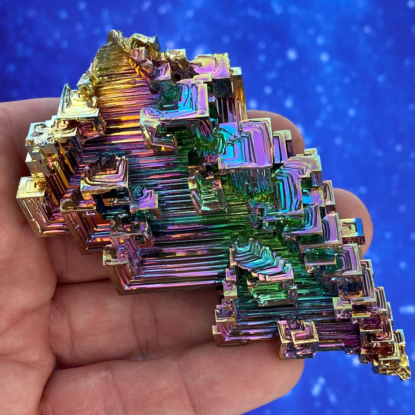 5.8 Ounce / 164 Gram Rainbow Bismuth Crystal - A39