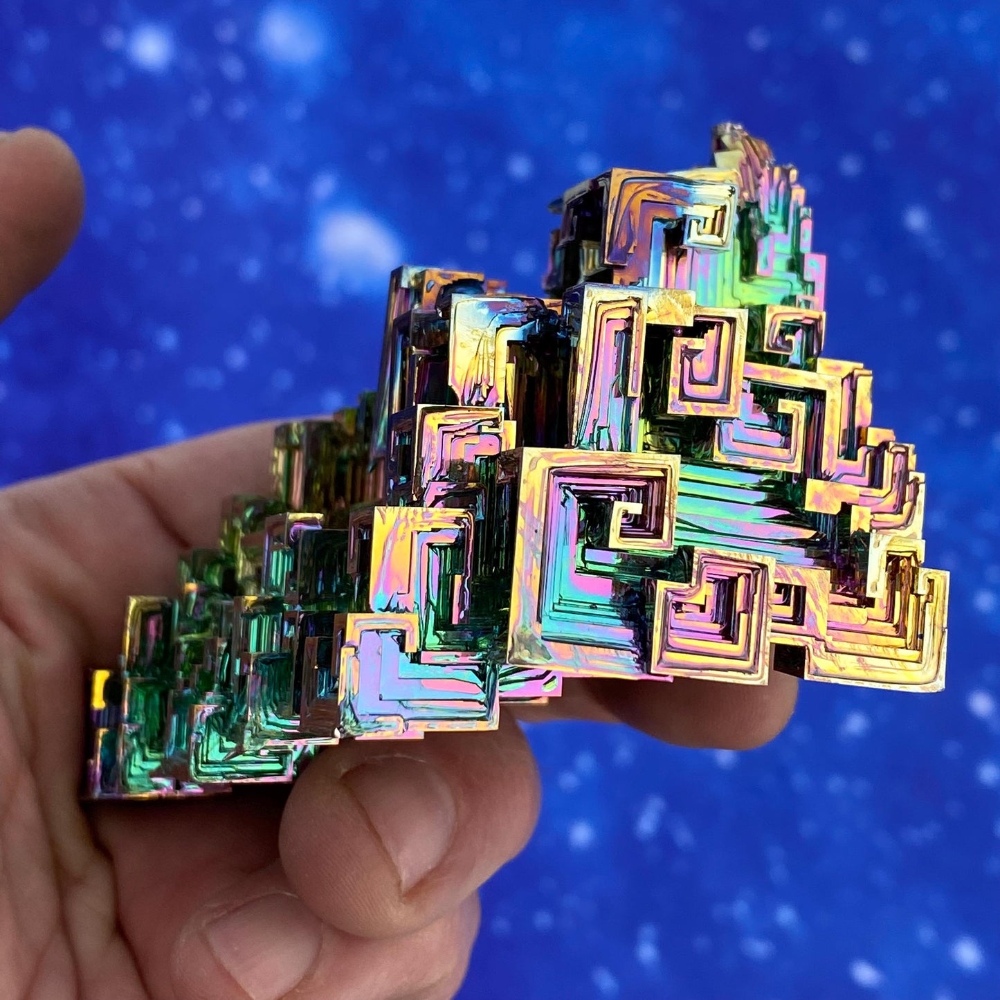 11.5 Ounce / 325 Gram Rainbow Bismuth Crystal - C41