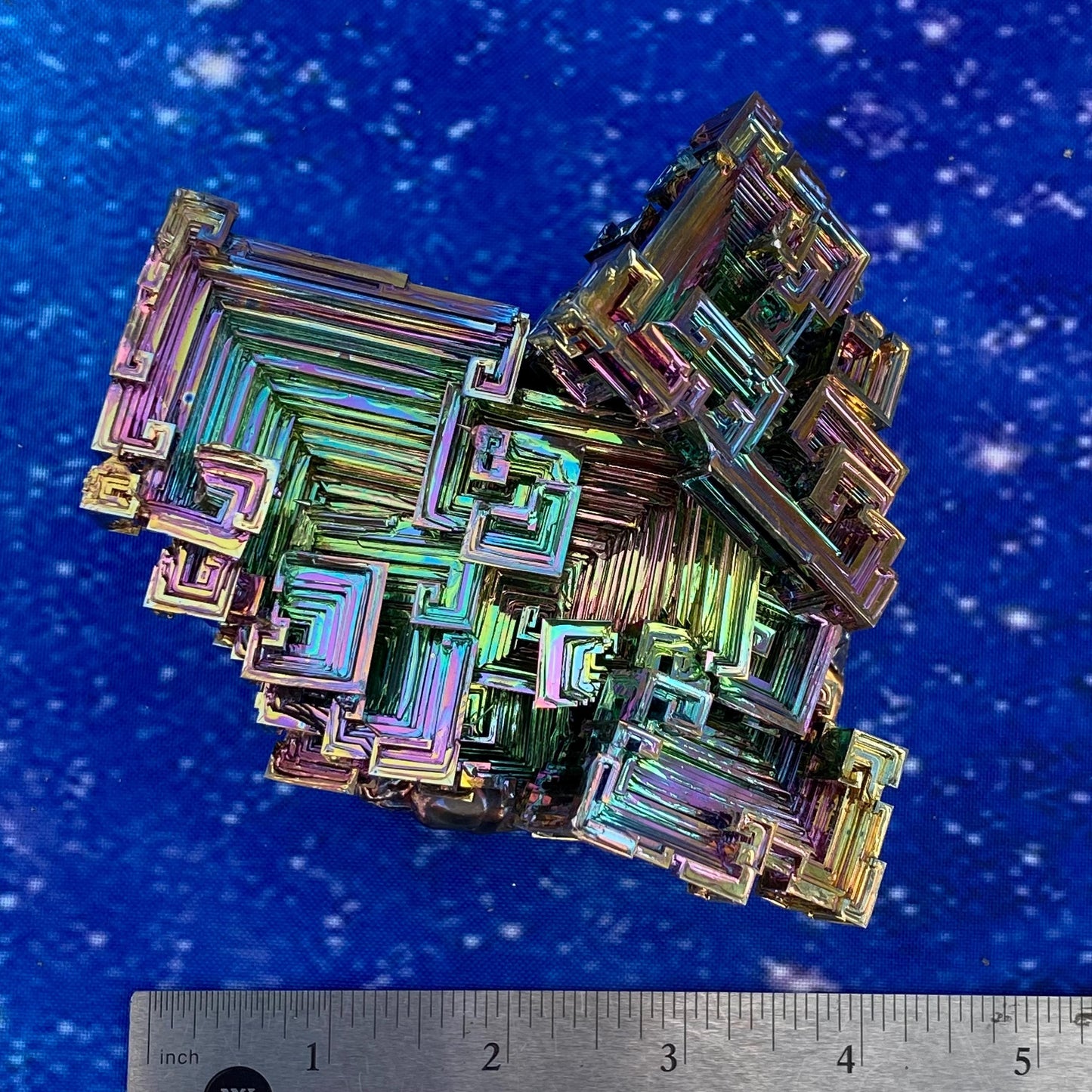 2.6 Pound / 42 Ounce Rainbow Bismuth Crystal - E42