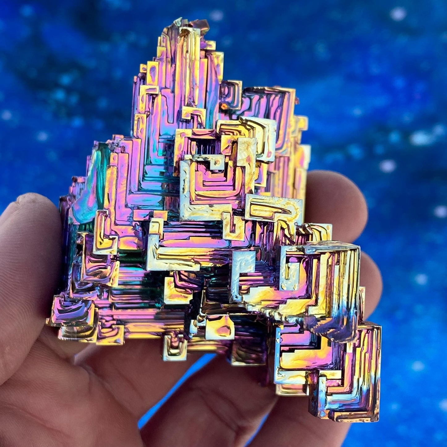 11 Ounce / 310 Gram Rainbow Bismuth Crystal - C42