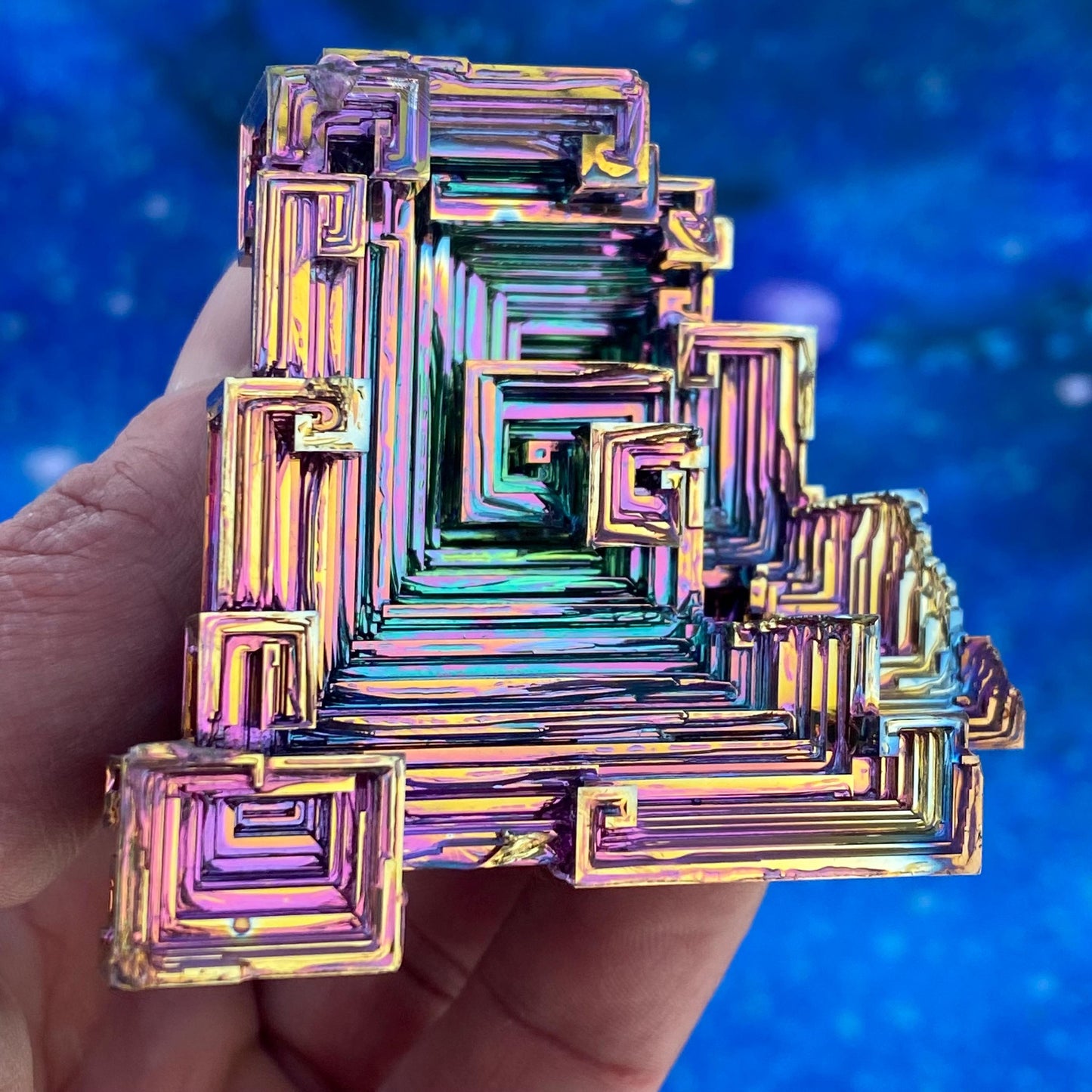 11 Ounce / 310 Gram Rainbow Bismuth Crystal - C42