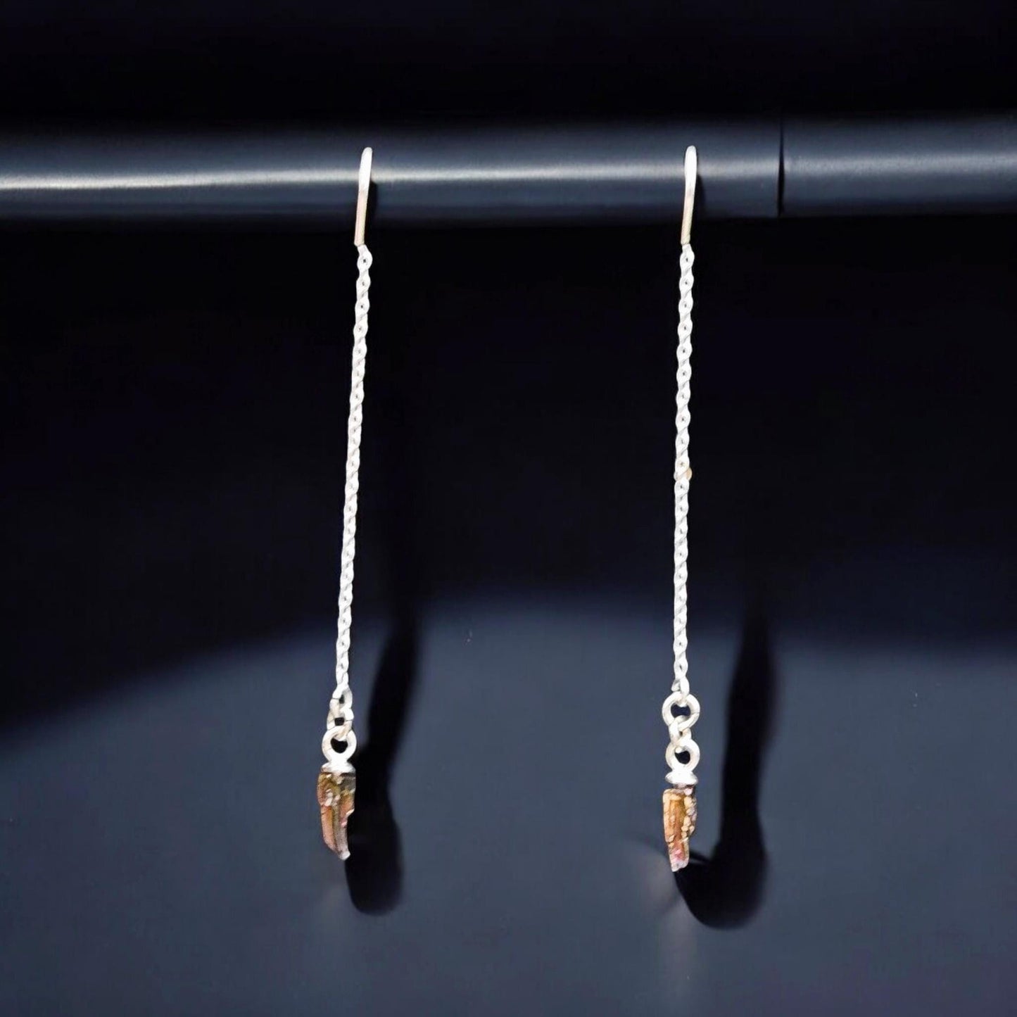 Sterling Threader Bismuth Earrings 5