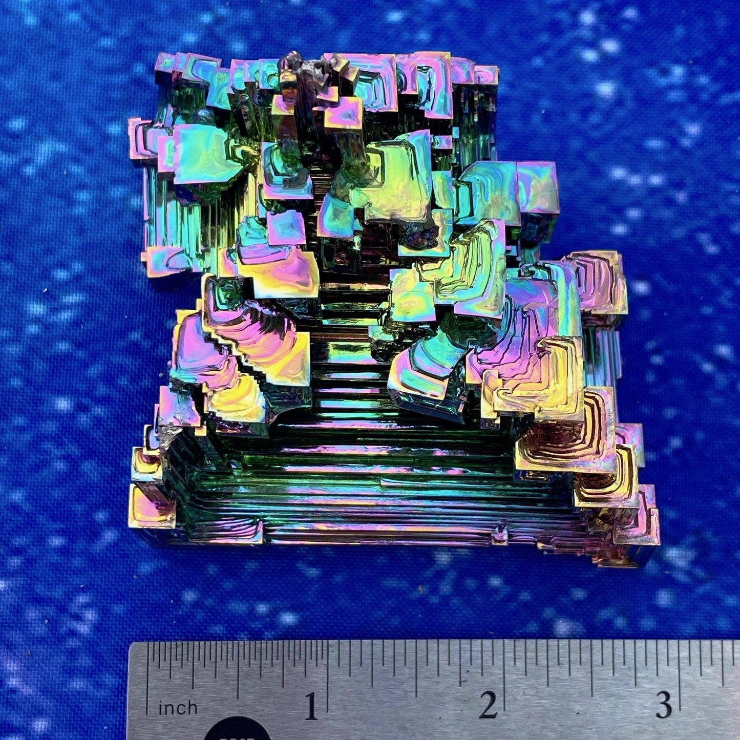 13.1 Ounce / 371 Gram Rainbow Bismuth Crystal - C45