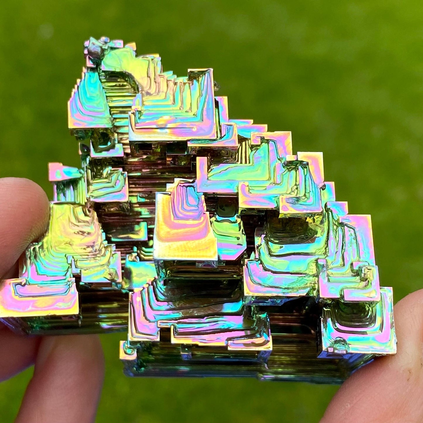 5.8 Ounce / 164 Gram Rainbow Bismuth Crystal - A42