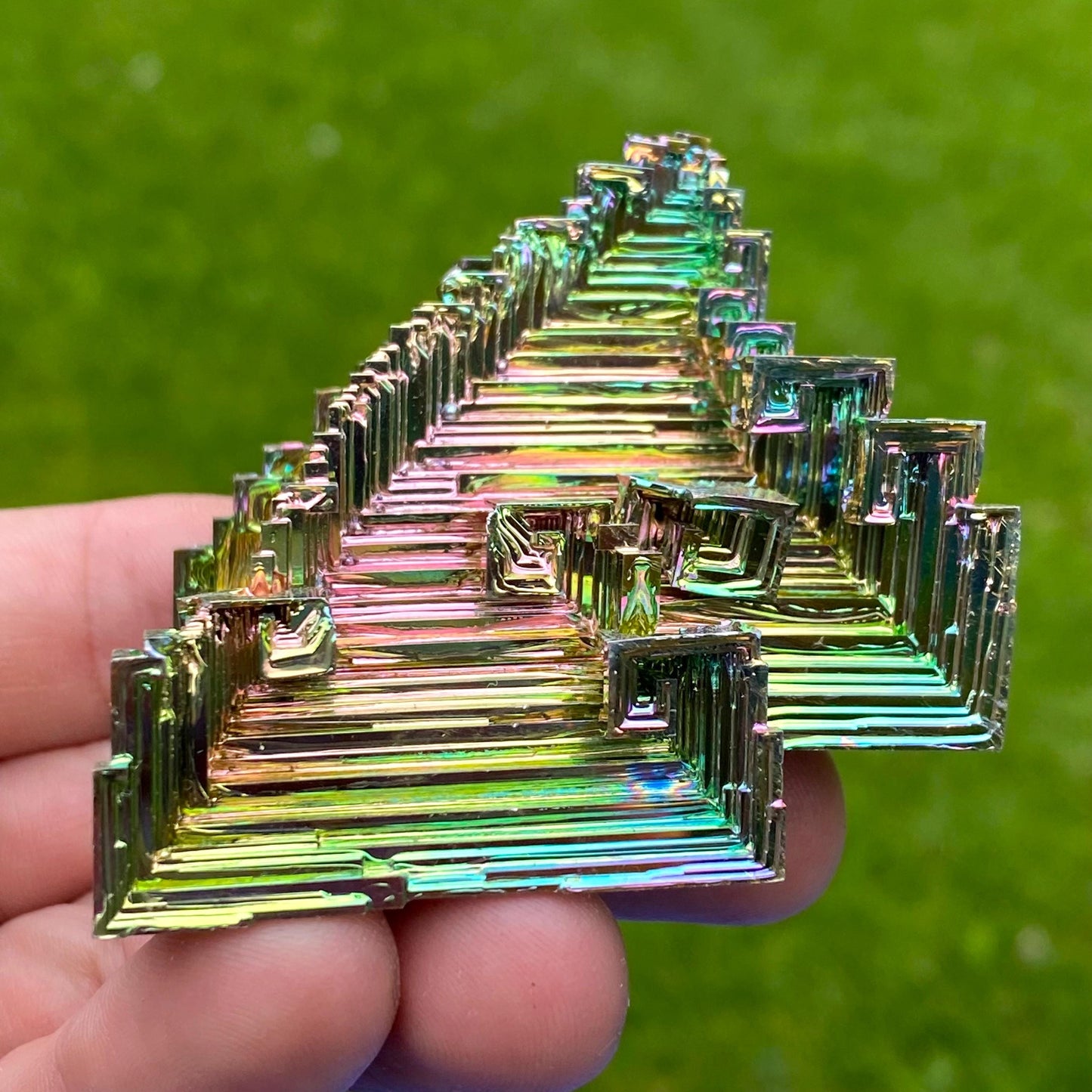 5.8 Ounce / 164 Gram Rainbow Bismuth Crystal - A42