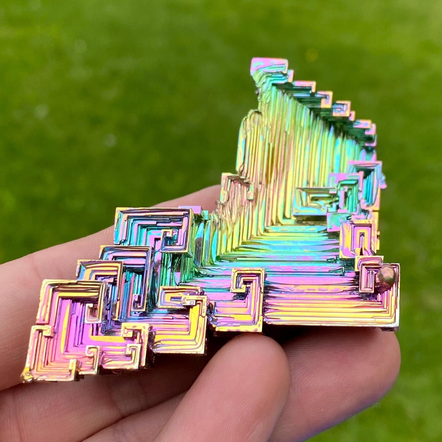 5.3 Ounce / 151 Gram Rainbow Bismuth Crystal - A45