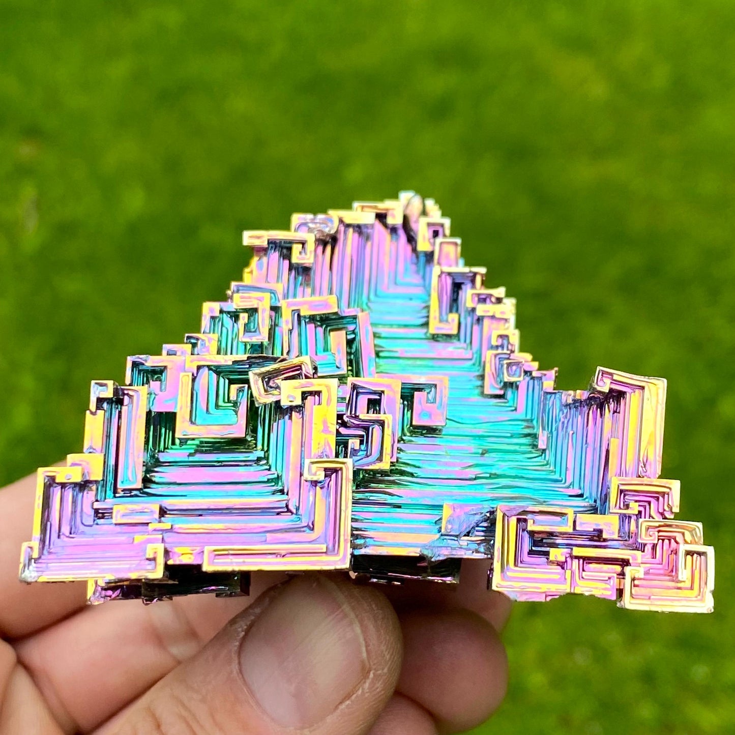 8.7 Ounce / 245 Gram Rainbow Bismuth Crystal - B57