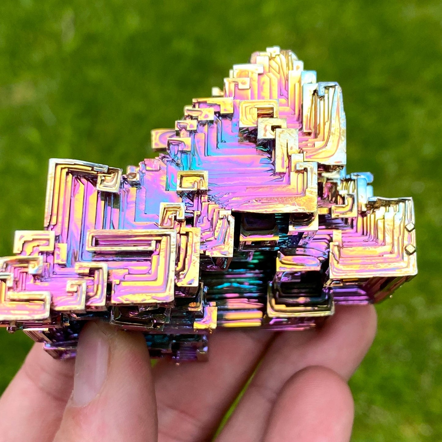 8.7 Ounce / 245 Gram Rainbow Bismuth Crystal - B57