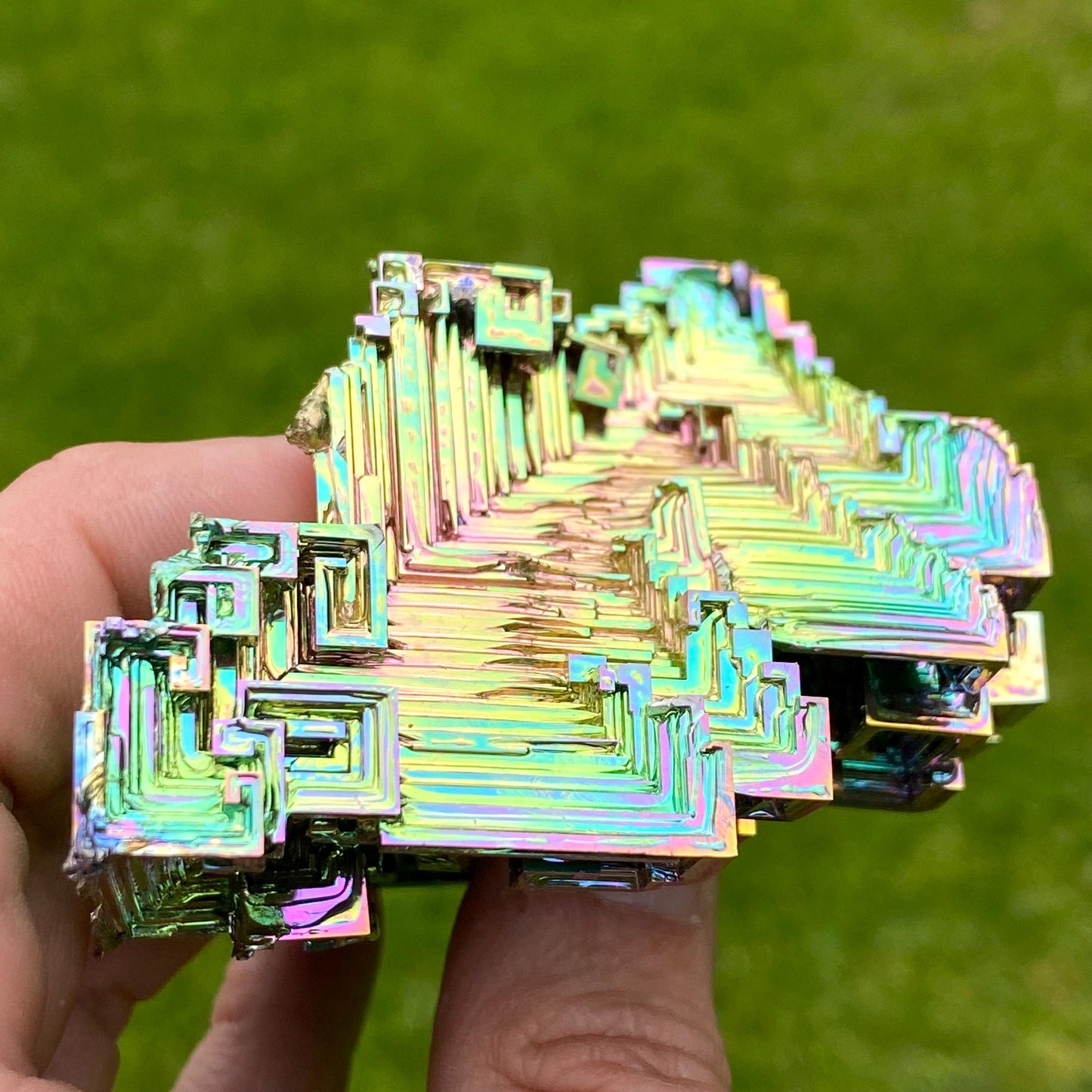 11.8 Ounce / 333 Gram Rainbow Bismuth Crystal - C48