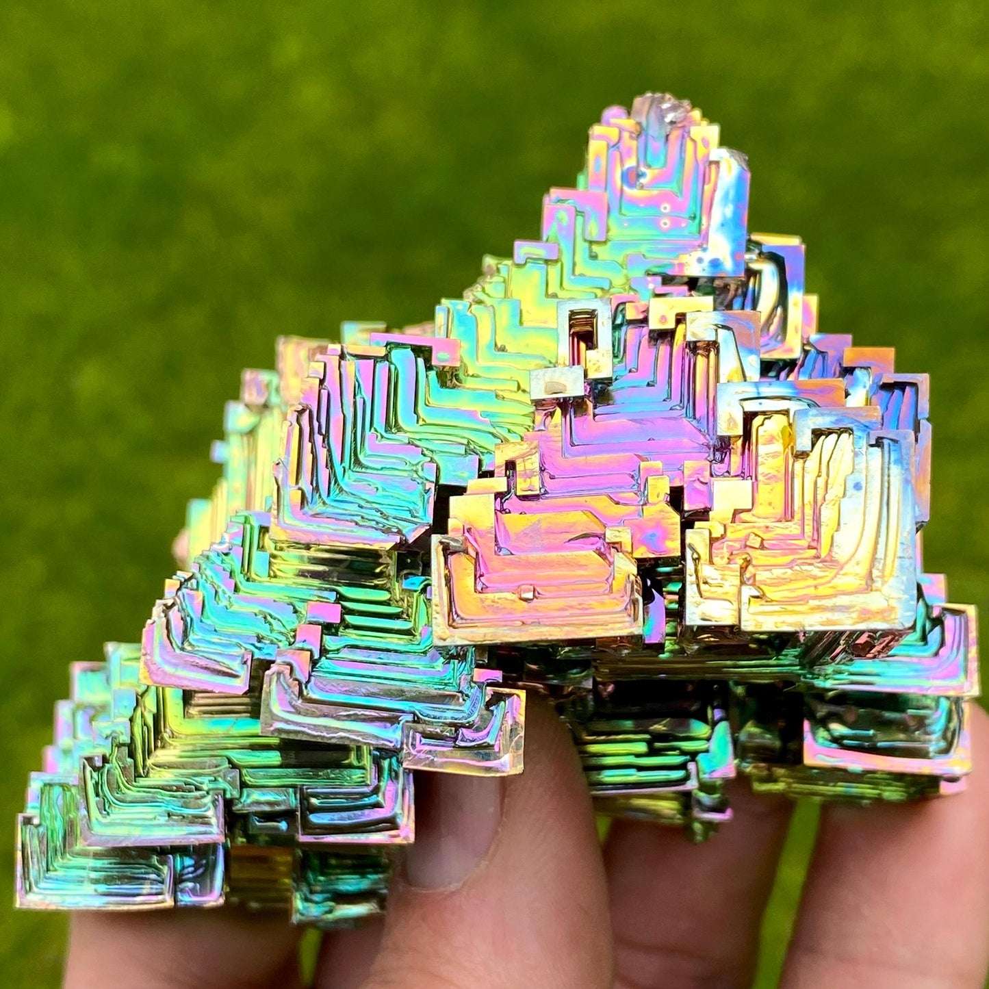 11.8 Ounce / 333 Gram Rainbow Bismuth Crystal - C48