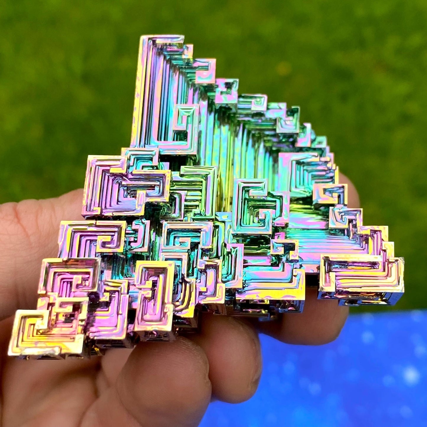 6 Ounce / 169 Gram Rainbow Bismuth Crystal - A47