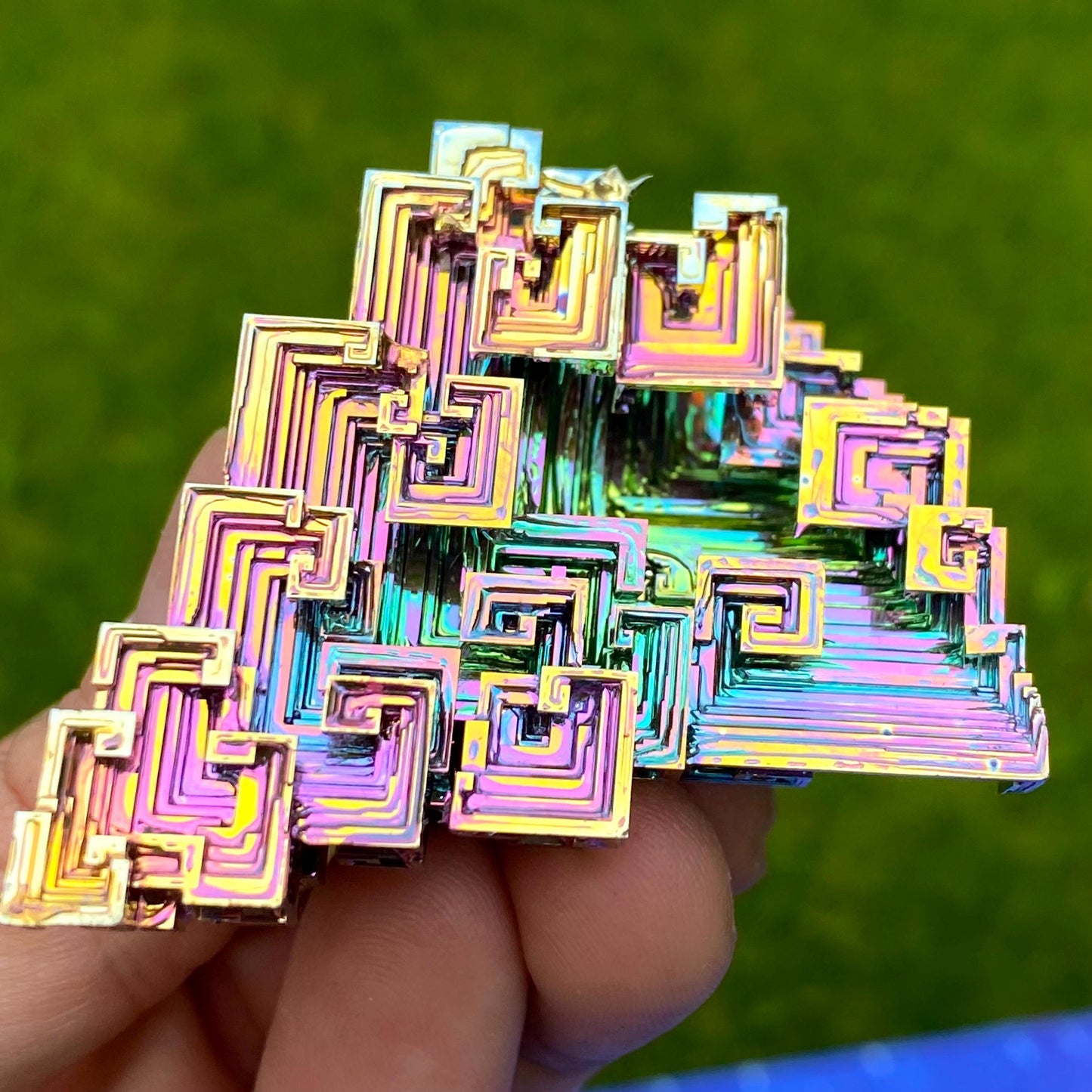 6 Ounce / 169 Gram Rainbow Bismuth Crystal - A47