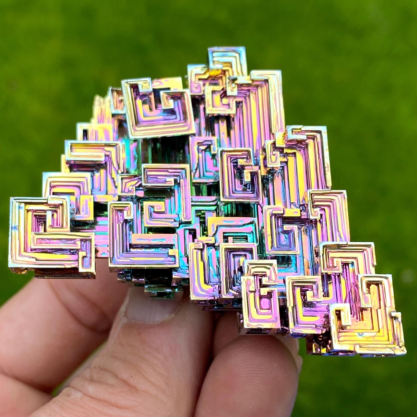 6 Ounce / 169 Gram Rainbow Bismuth Crystal - A47