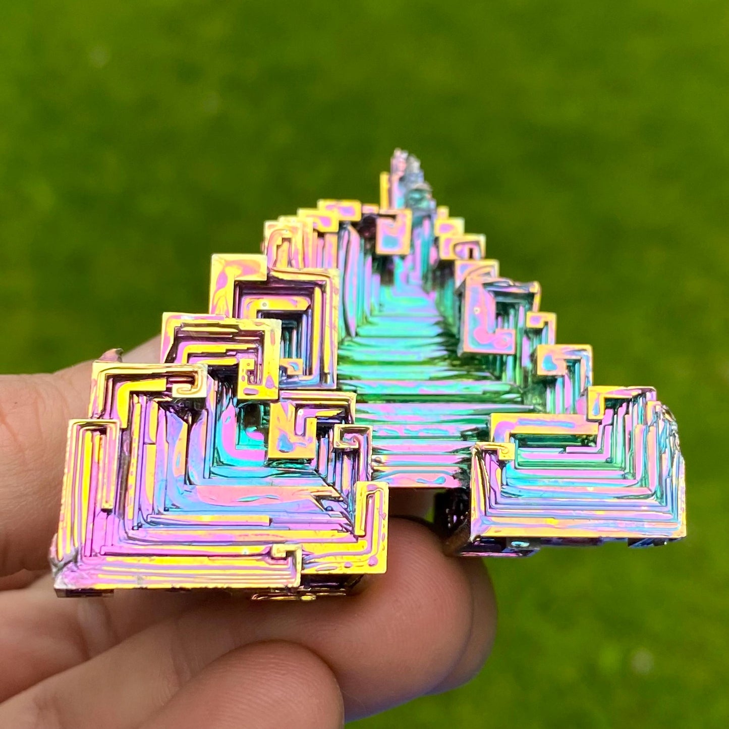 5.3 Ounce / 150 Gram Rainbow Bismuth Crystal - A48
